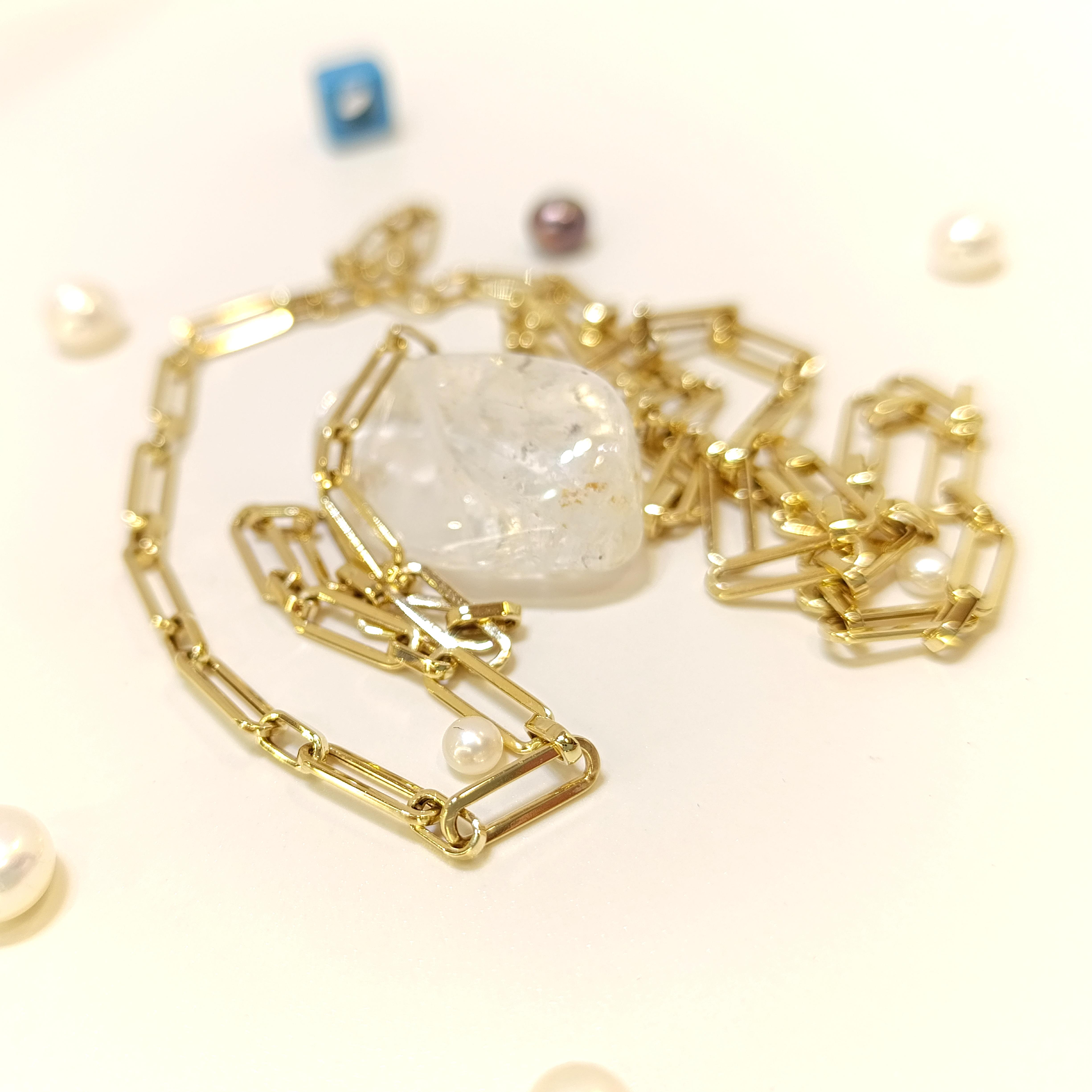 68cm 4.3mm Ataç Zincir 14 Ayar Altın  HD VİDEOLU