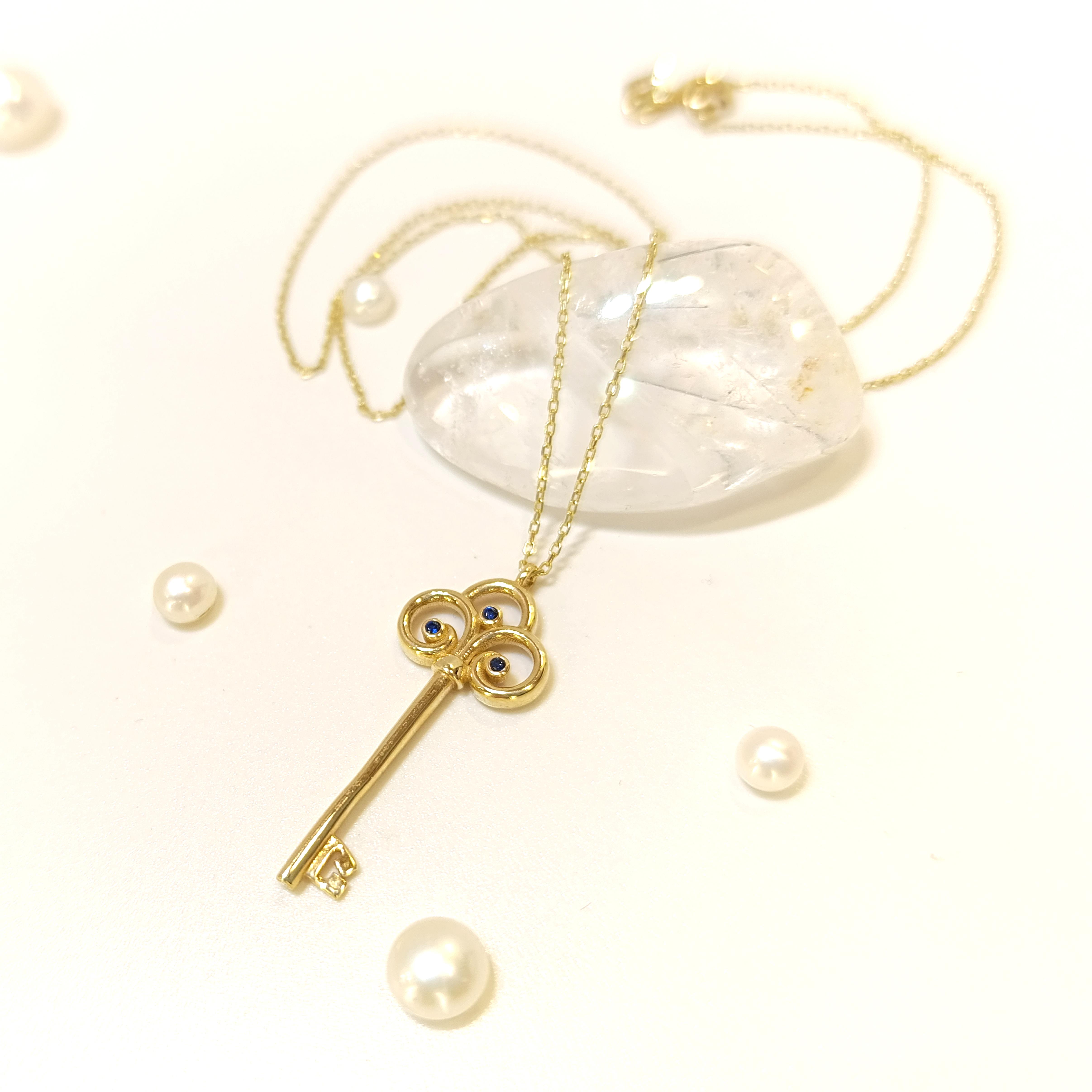 Anahtar Kolye 14 Ayar Altın HD VİDEOLU