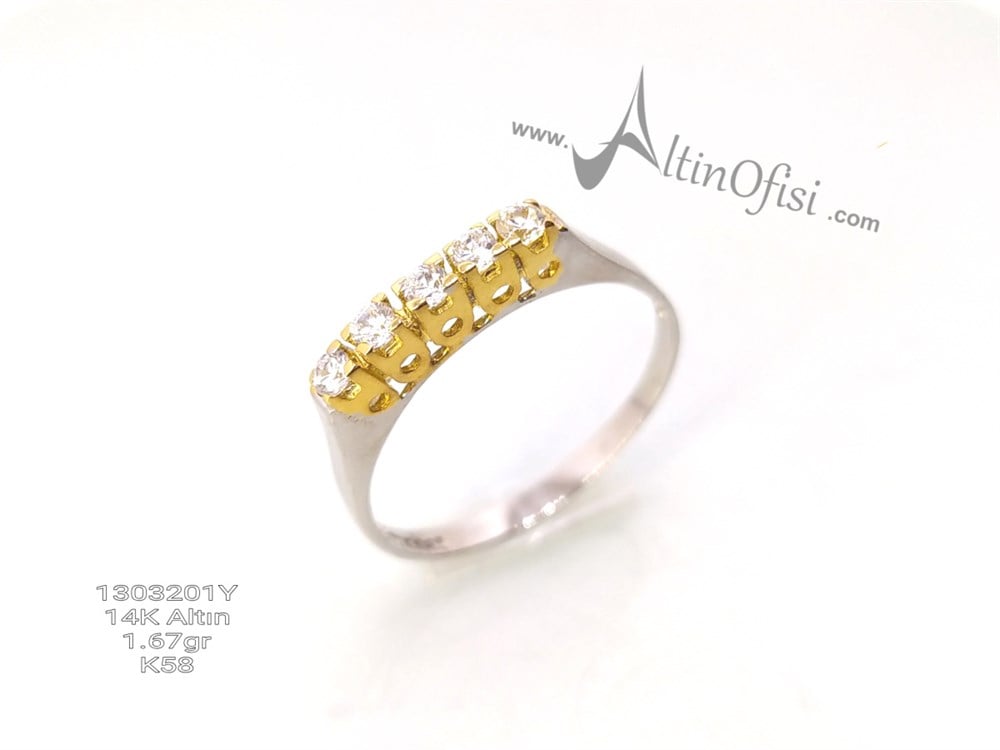 Beştaş Yüzük 14 Ayar Altın