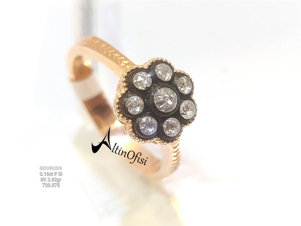 Elmas Gül Yüzük