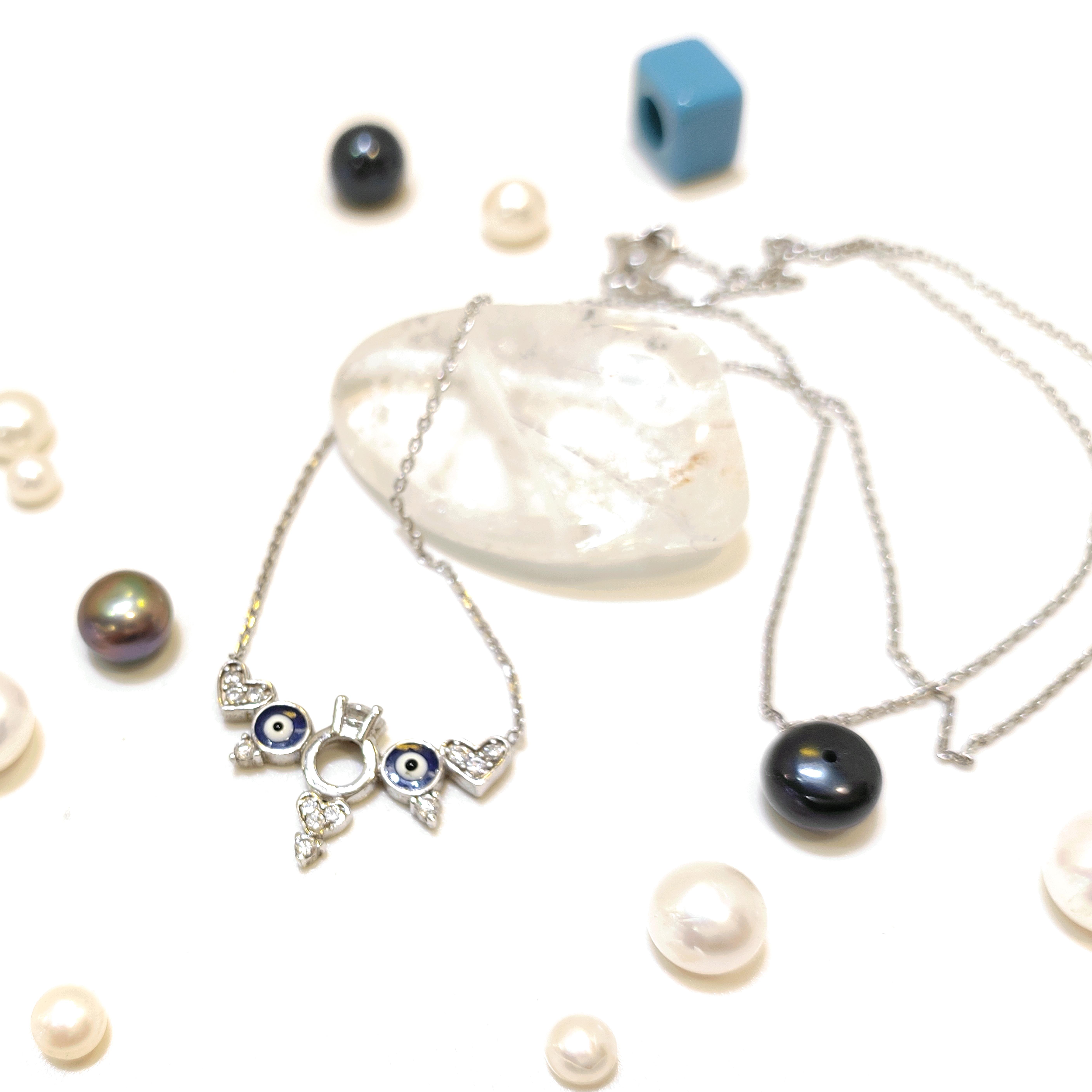 Göz Boncuklu Kolye 14 Ayar Altın  HD VİDEOLU