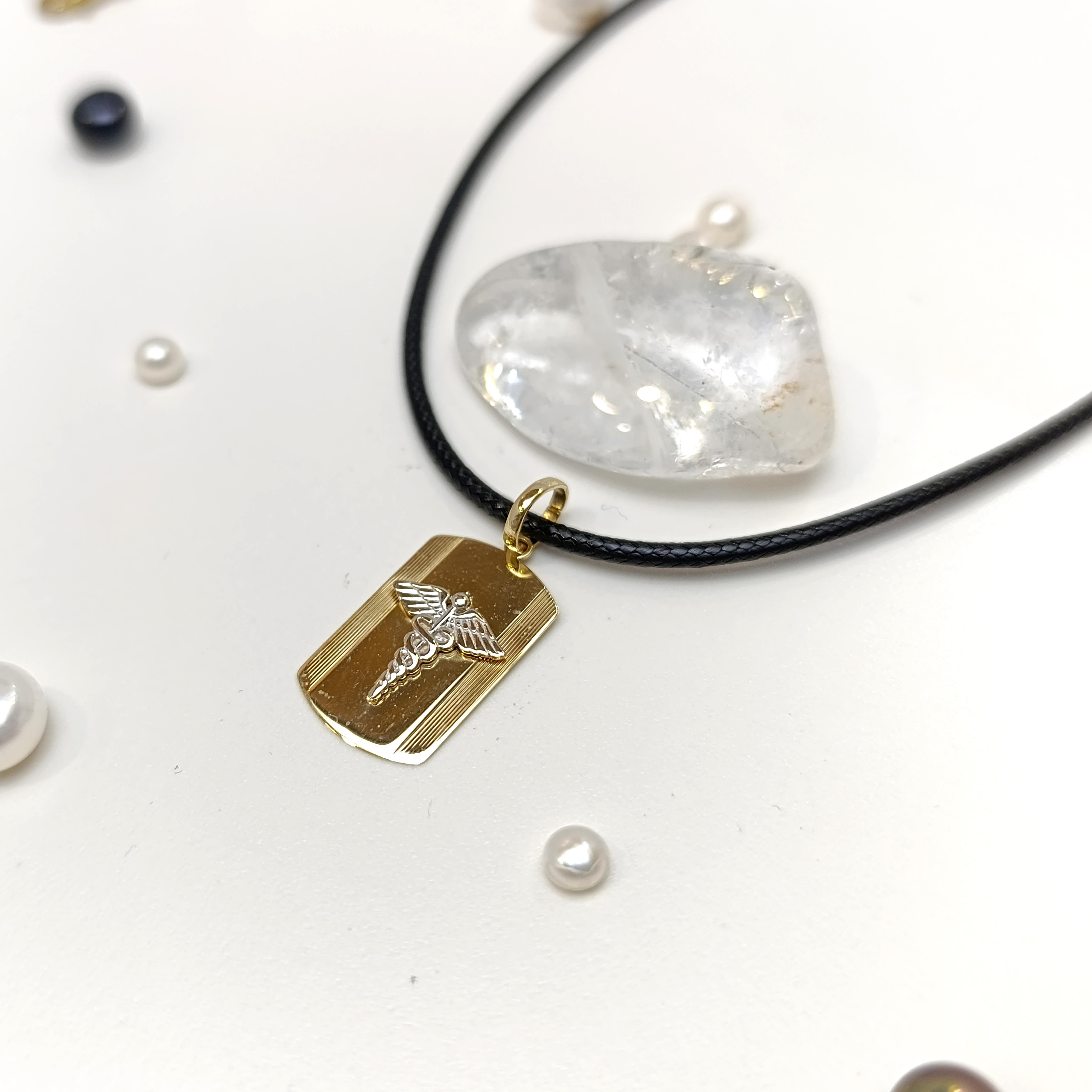 Kadüse Tıpçı Simgesi Kolye 14 Ayar Altın HD VİDEOLU