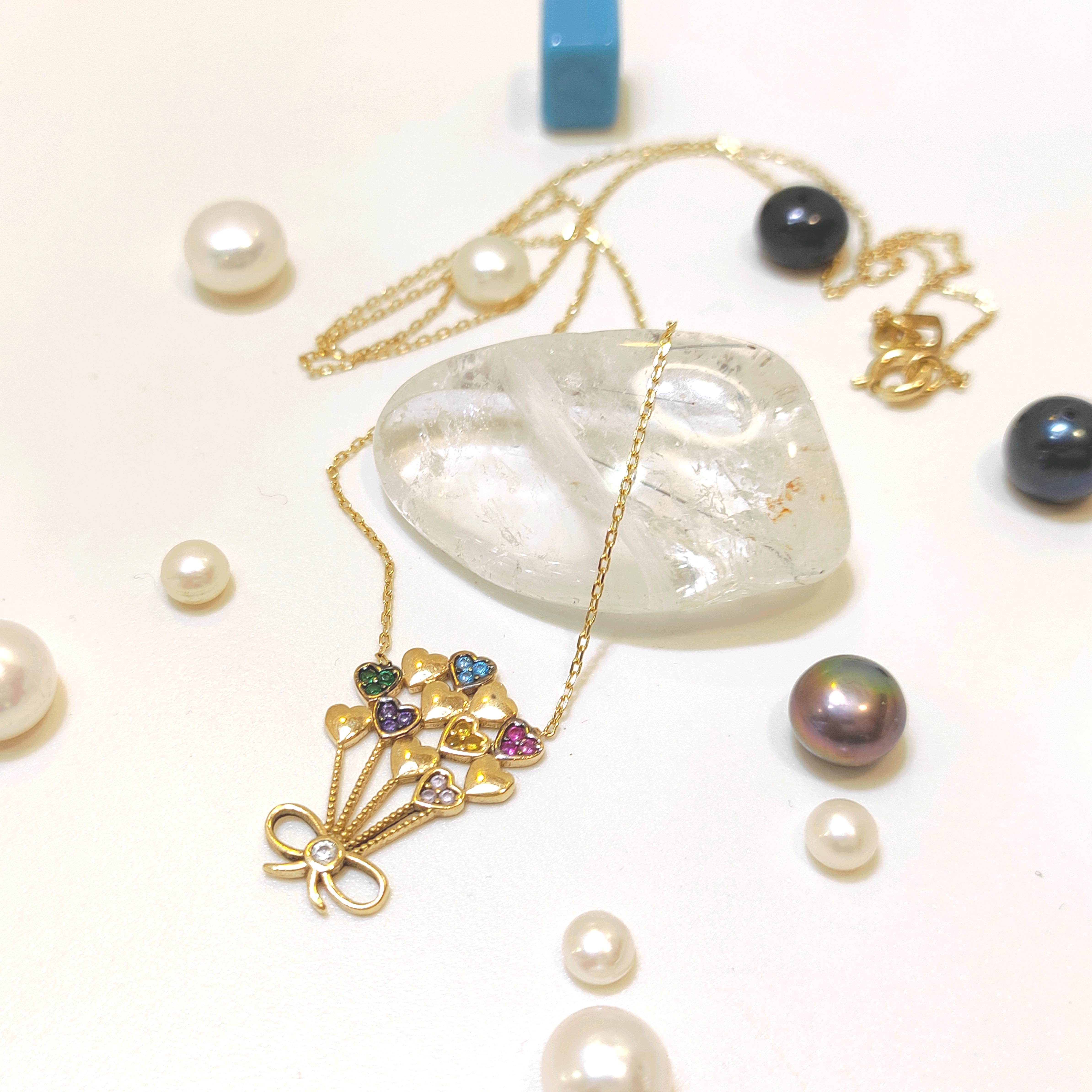 Kalp Demeti Kolye 14 Ayar Altın  HD VİDEOLU