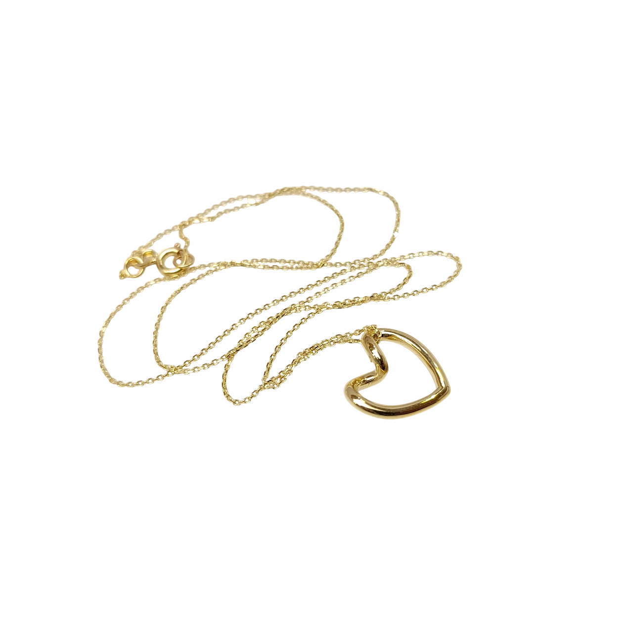 Kalpli Kolye 14 Ayar Altın  HD VİDEOLU