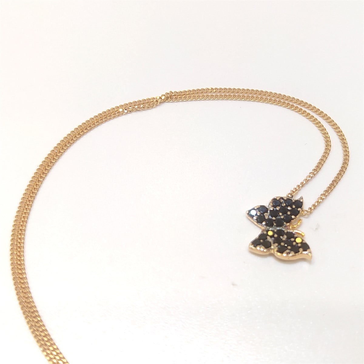 Kelebek Kolye 14 Ayar Altın 