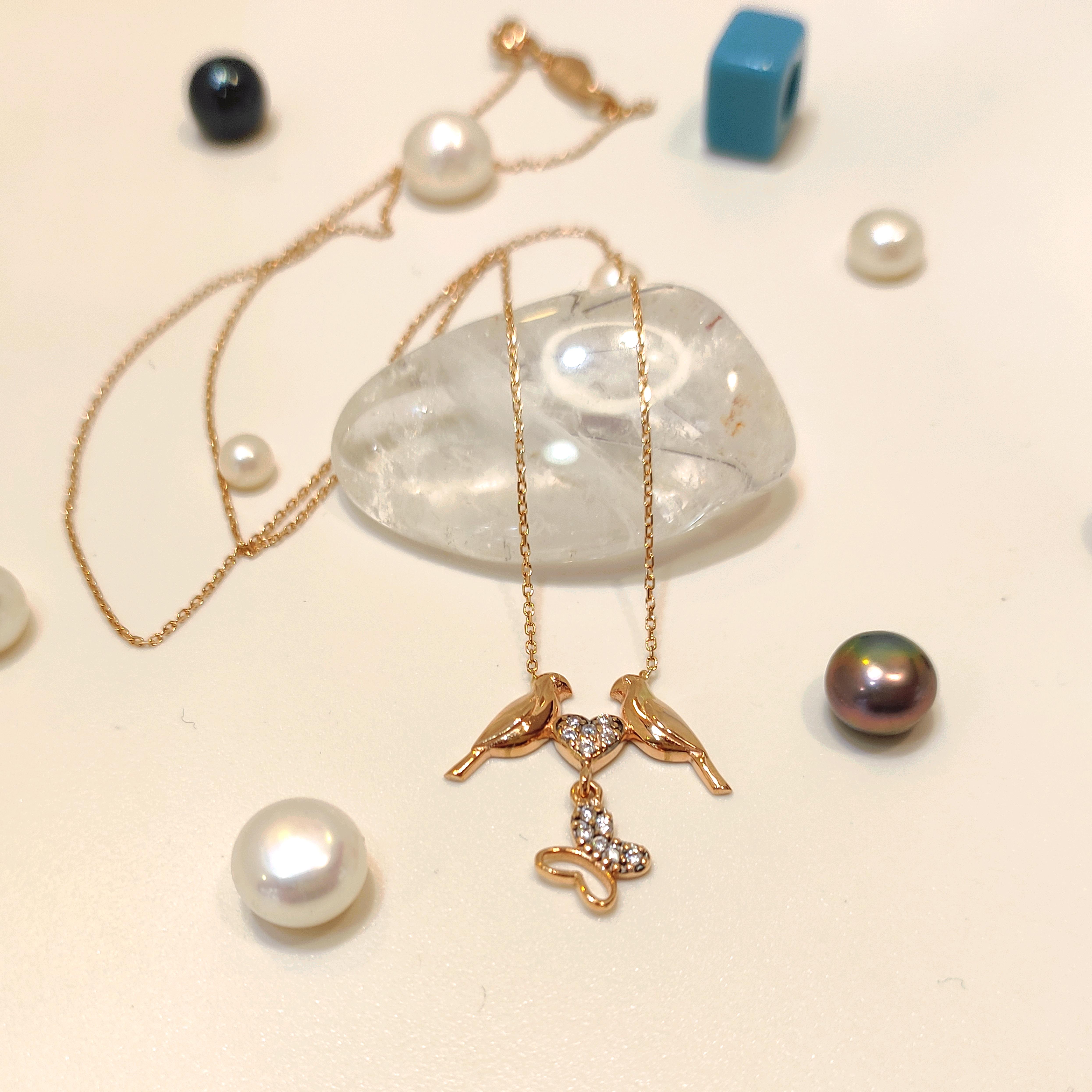 Kumrular Kolye 14 Ayar Altın  HD VİDEOLU