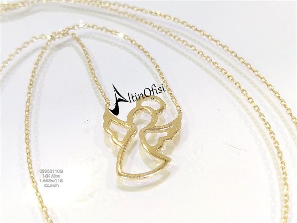 Melek Kolye 14 Ayar Altın