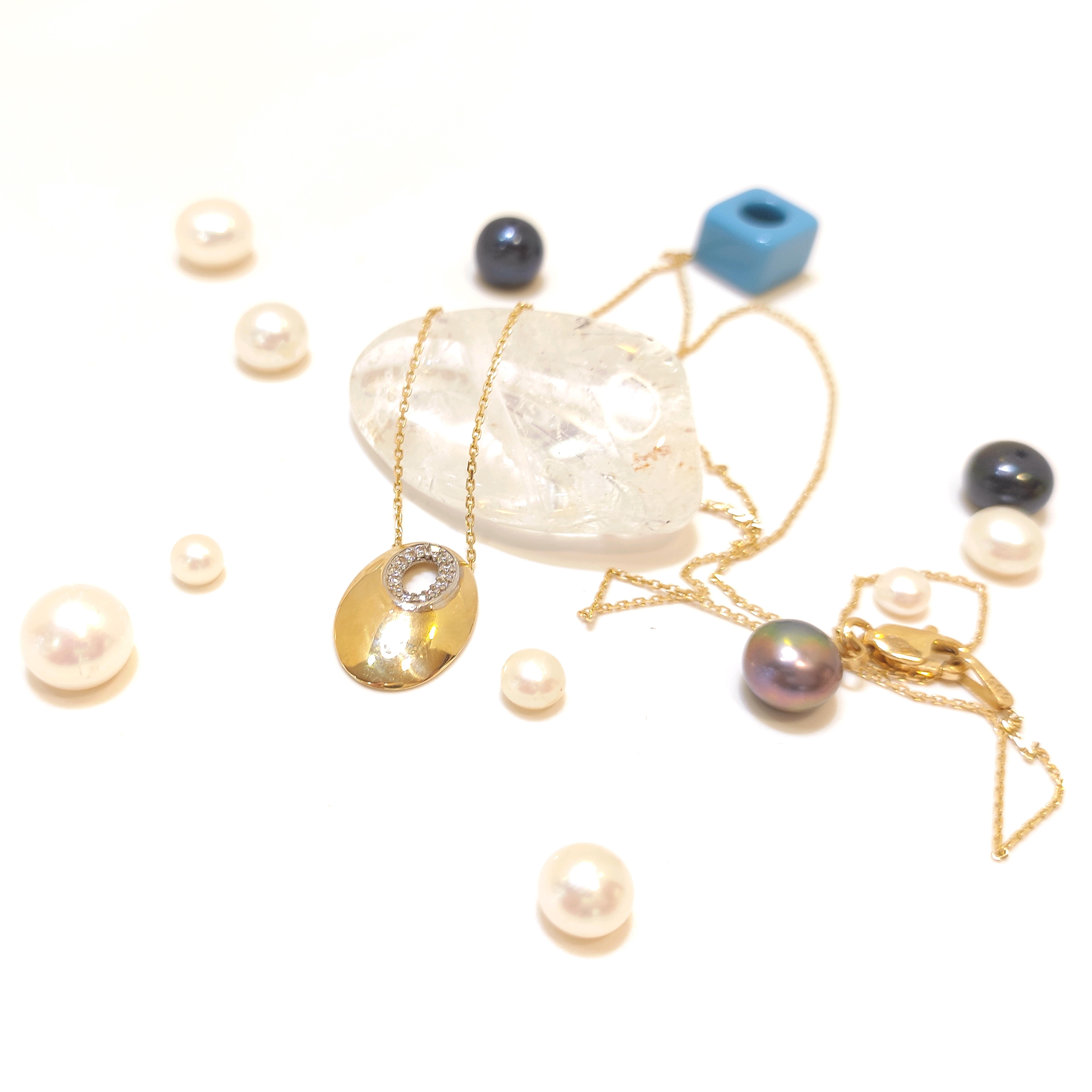 Oval Kolye 14 Ayar Altın  HD VİDEOLU