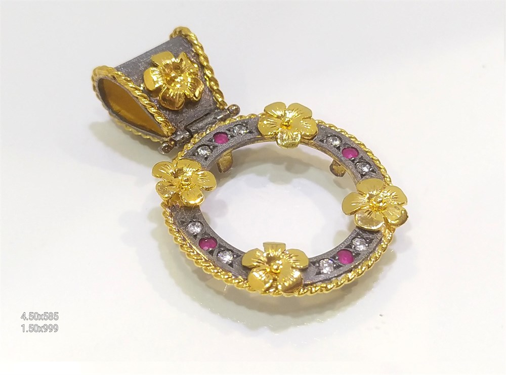 Özel El İşi Çerçeve Reşat Tam, Atalira Tam ve Yarım Altın Uyumlu