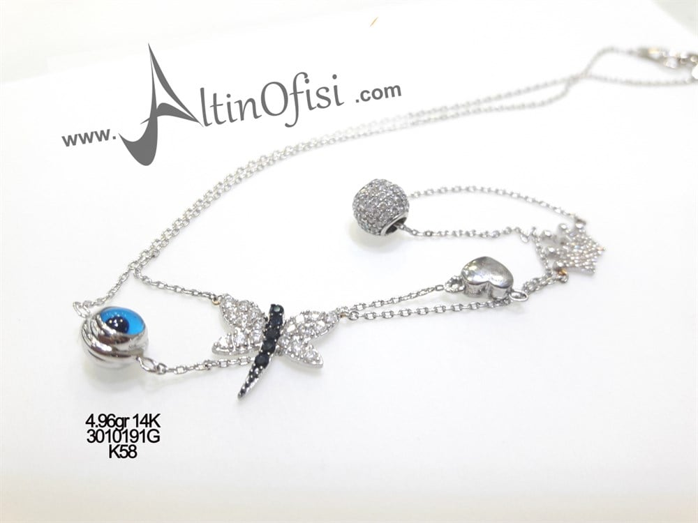 Şans Charm Kolye 14 Ayar Altın