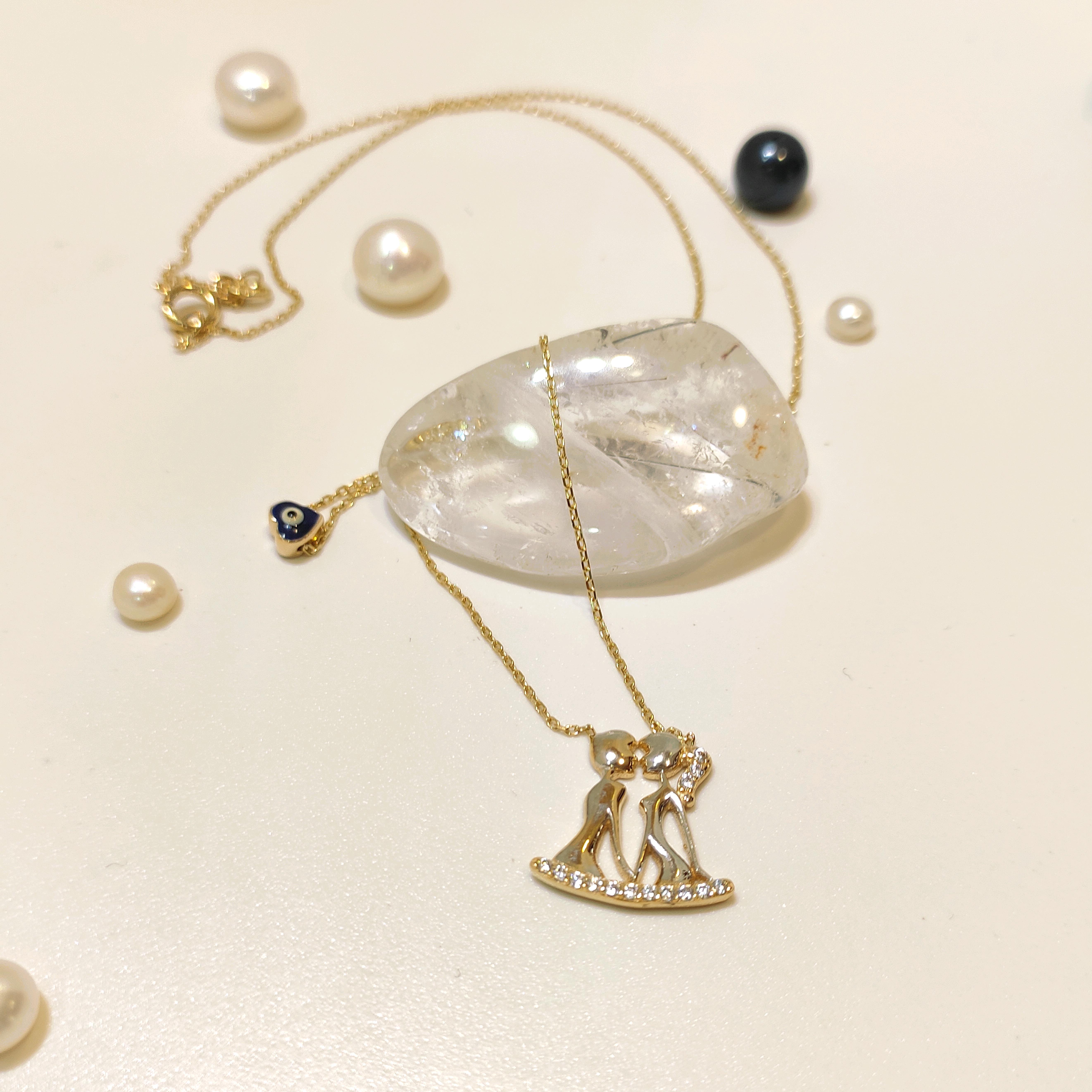 Sen ve Ben Kolye 14 Ayar Altın  HD VİDEOLU