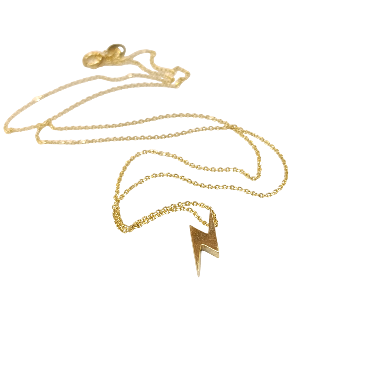 Şimşek Kolye 14 Ayar Altın HD VİDEOLU