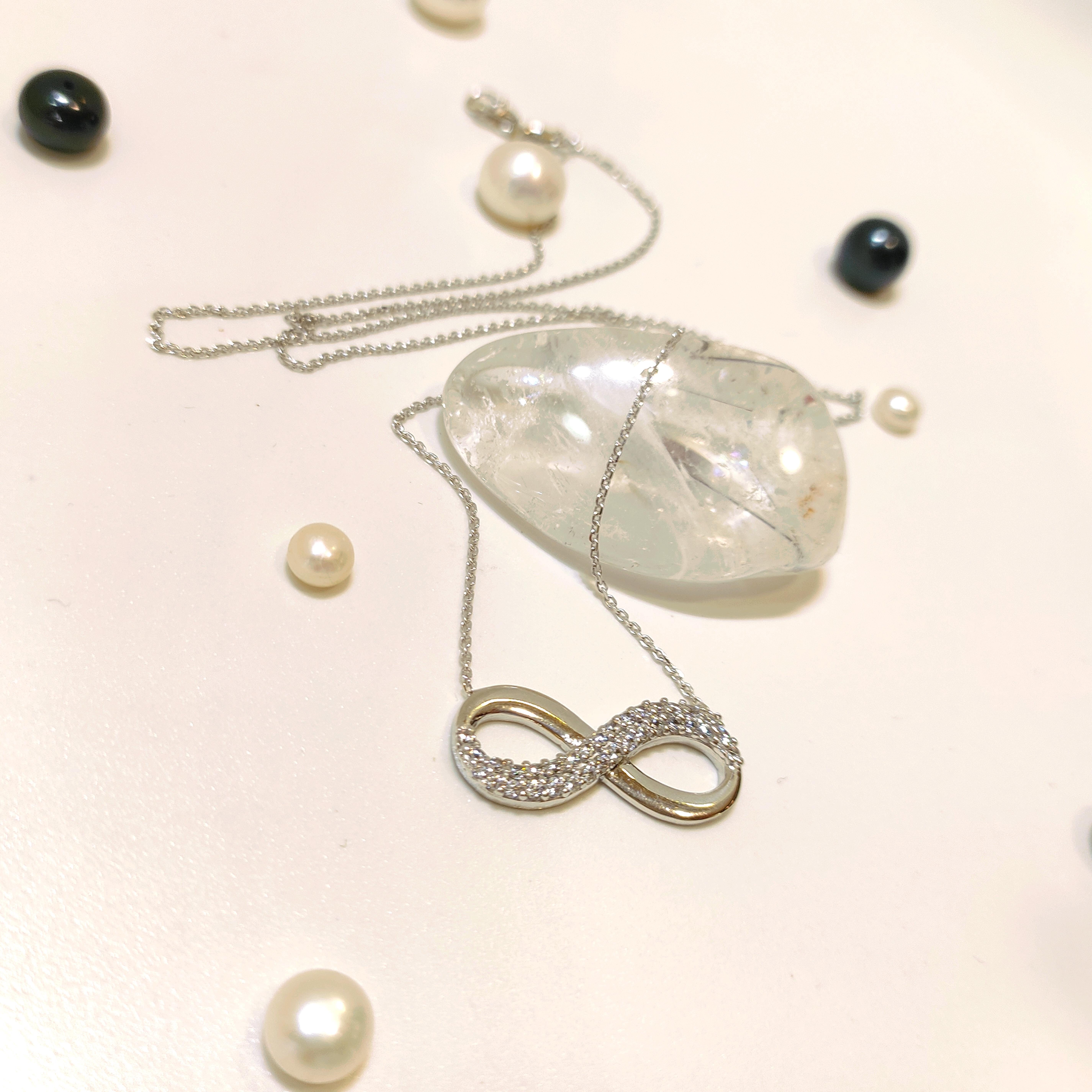 Sonsuzluk Kolye 14 Ayar Altın  HD VİDEOLU