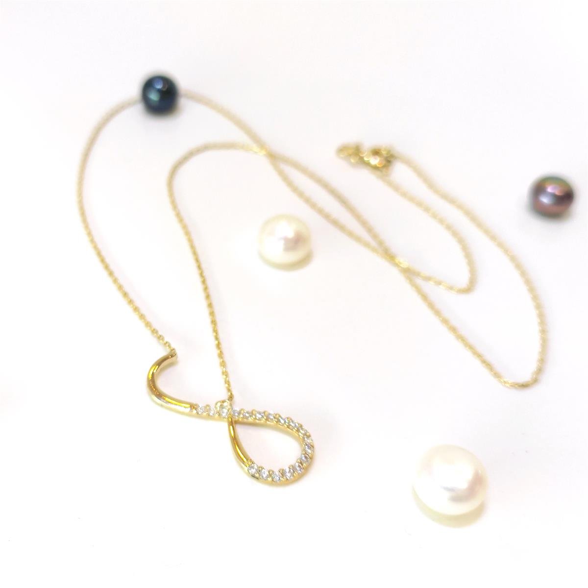 Sonsuzluk Kolye 14 Ayar Altın HD VİDEOLU