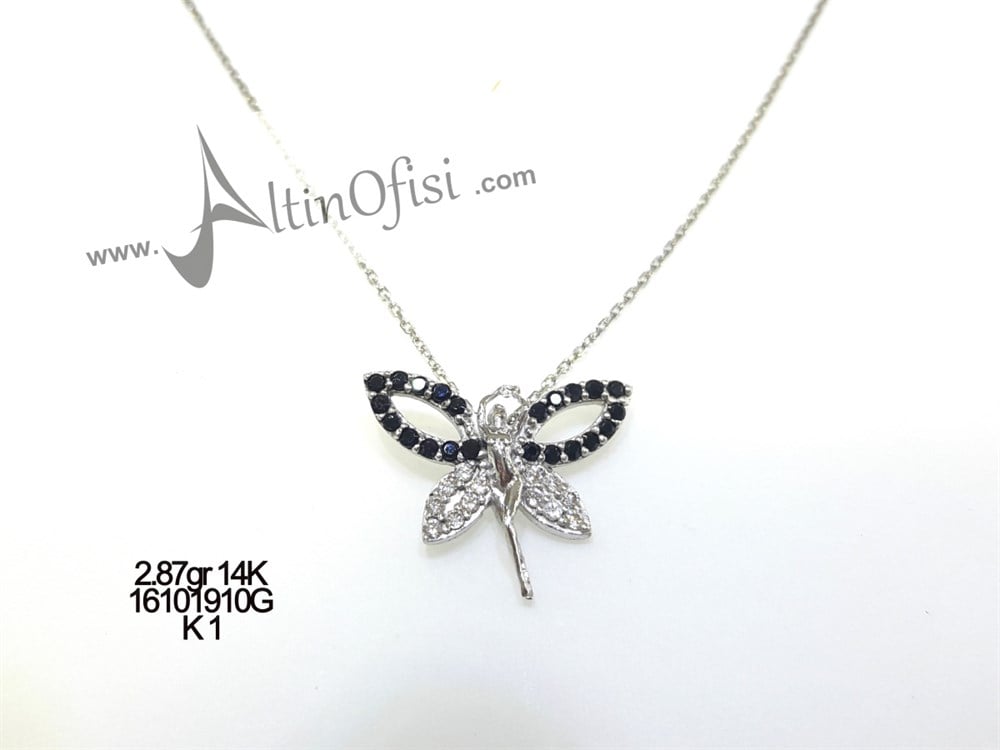 Su Perisi Kolye 14 Ayar Altın