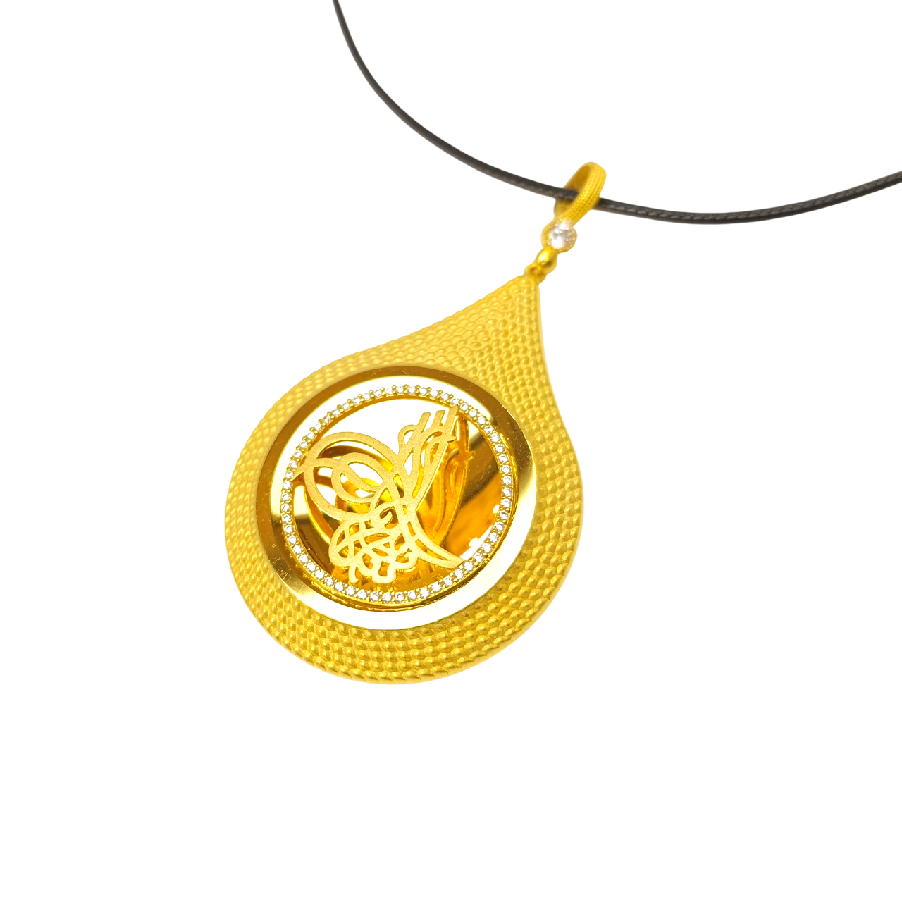 Tuğralı Kolye 14 Ayar Altın HD VİDEOLU