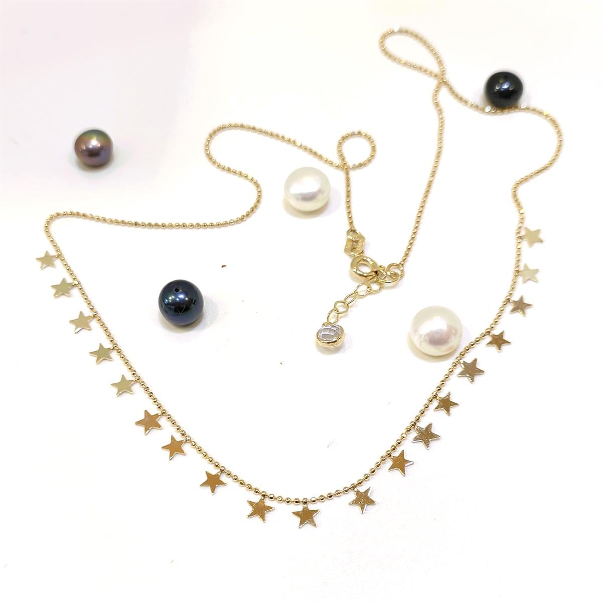 Yıldız Pullu Kolye 14 Ayar Altın 4K VİDEOLU