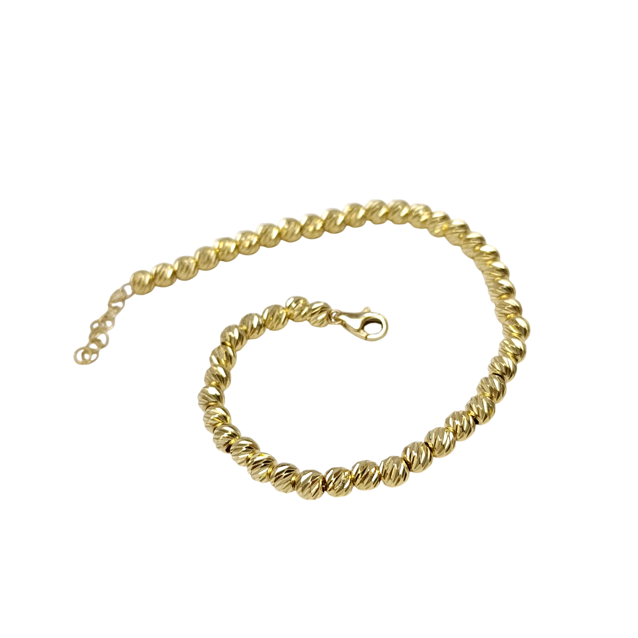 4mm Dorika Toplu Bileklik Künye 14 Ayar Altın HD VİDEOLU