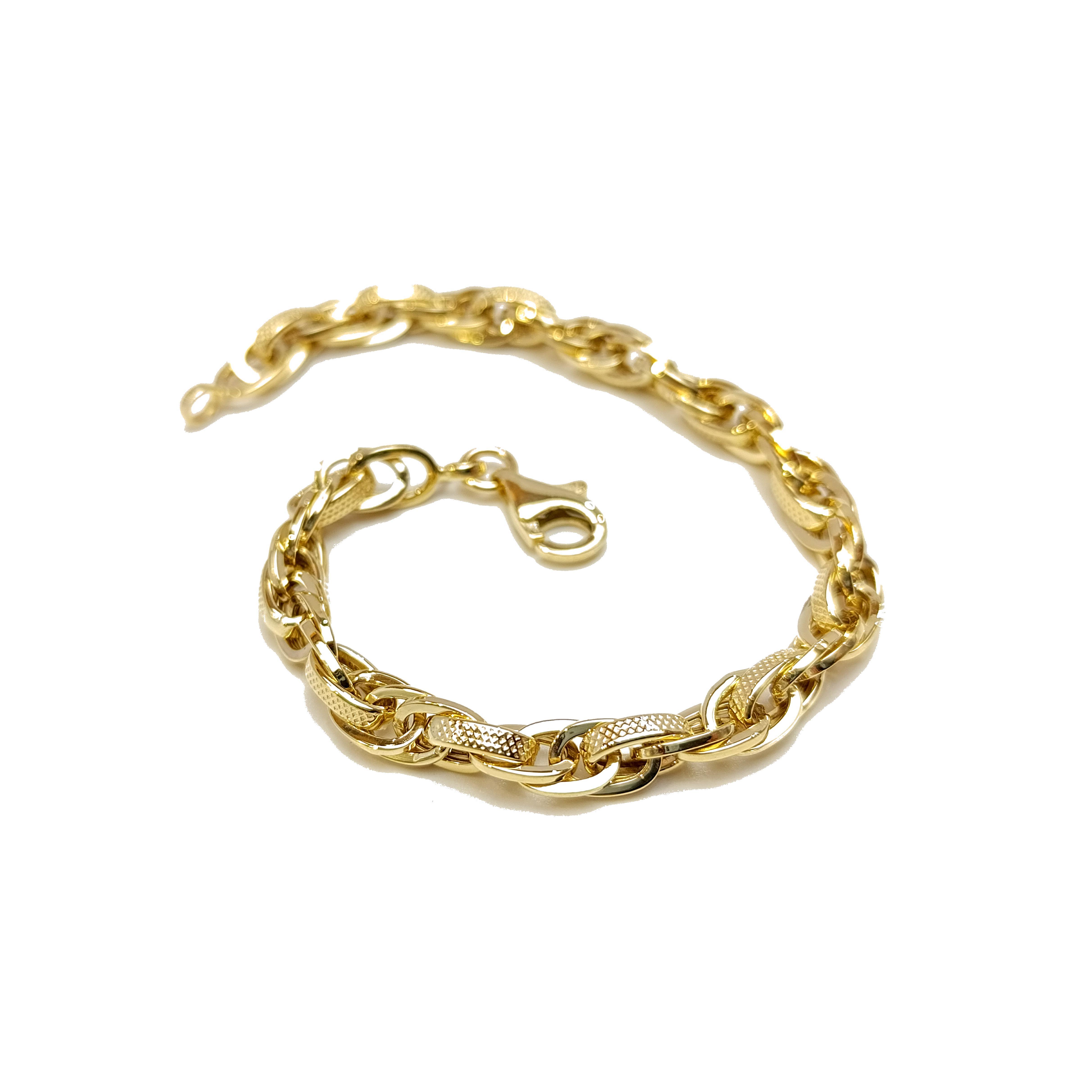 6mm Palamut Haloy Bileklik Künye 14 Ayar Altın HD VİDEOLU