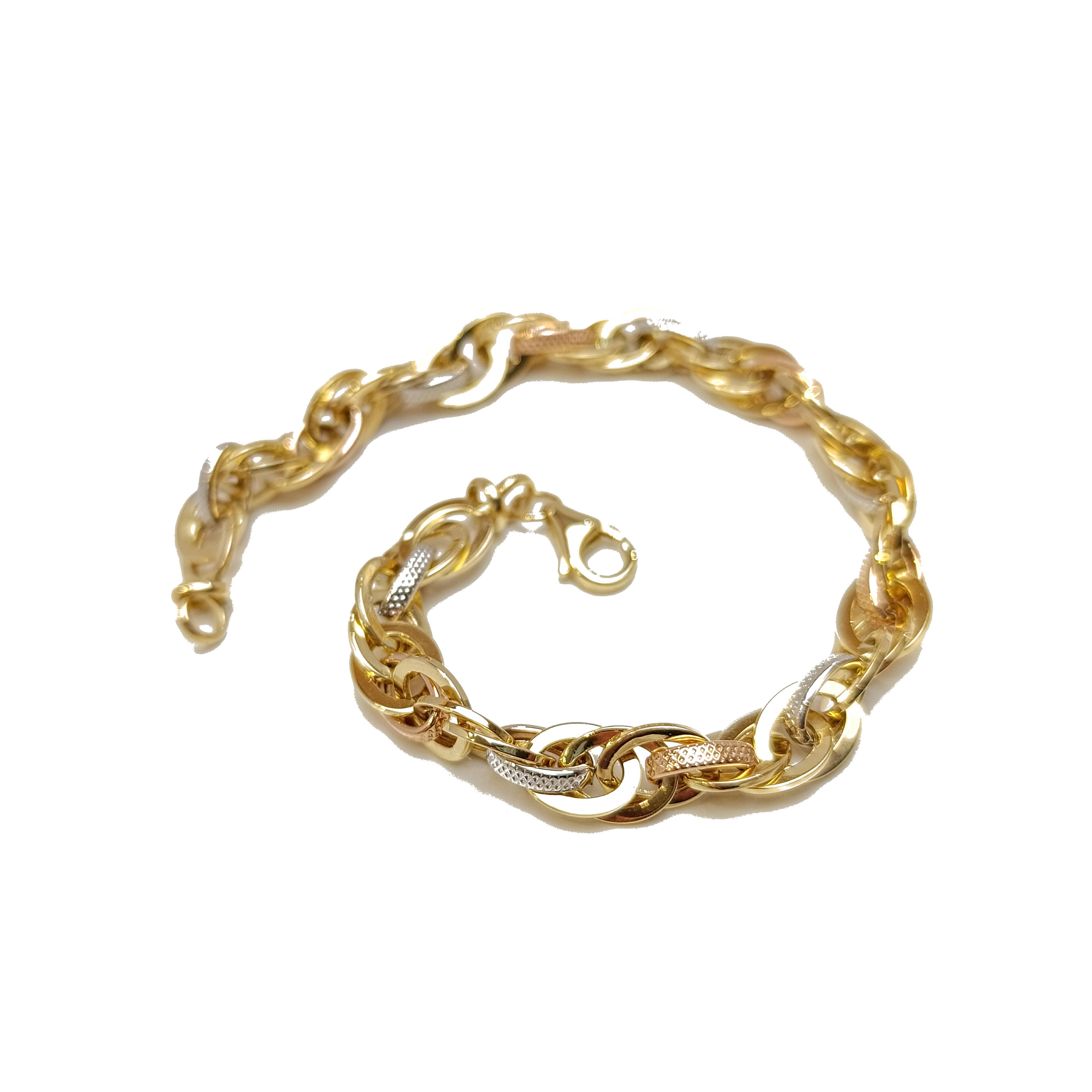 7mm Palamut Haloy Bileklik Künye 14 Ayar Altın HD VİDEOLU