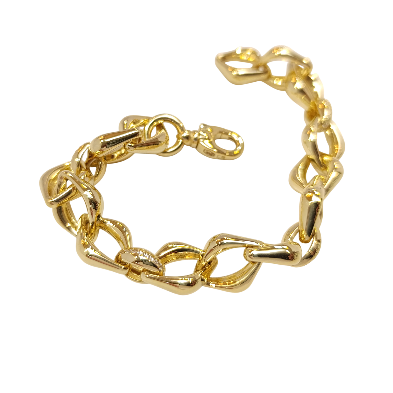 Bileklik Künye 14 Ayar Altın HD VİDEOLU