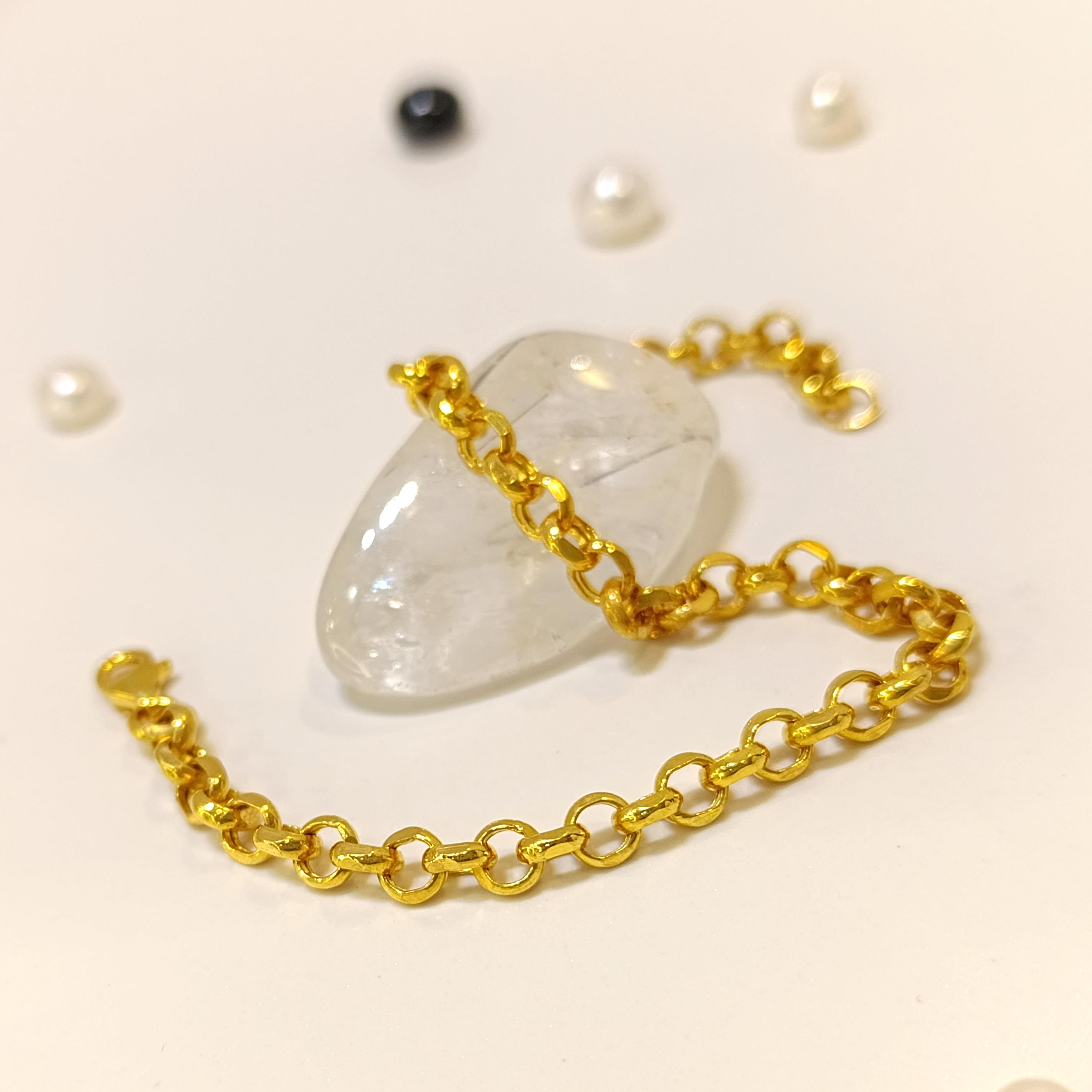 Doç Bileklik Künye 14 Ayar Altın HD VİDEOLU