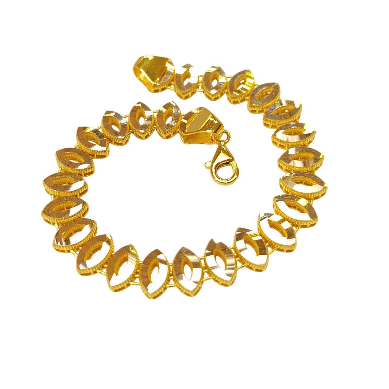 Göz Mekik Bileklik Künye 14 Ayar Altın HD VİDEOLU