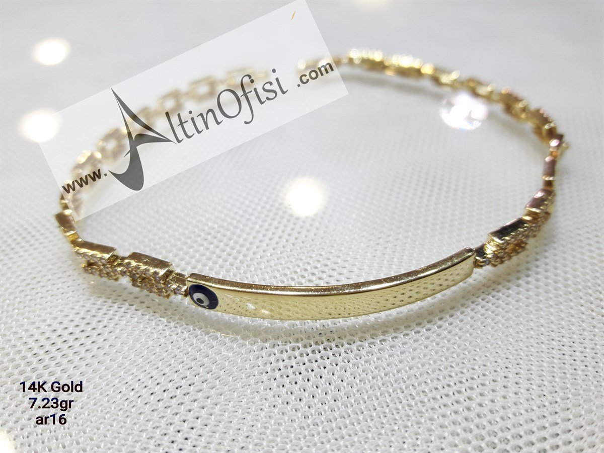 İsim Künye Sarı 14 Ayar Altın