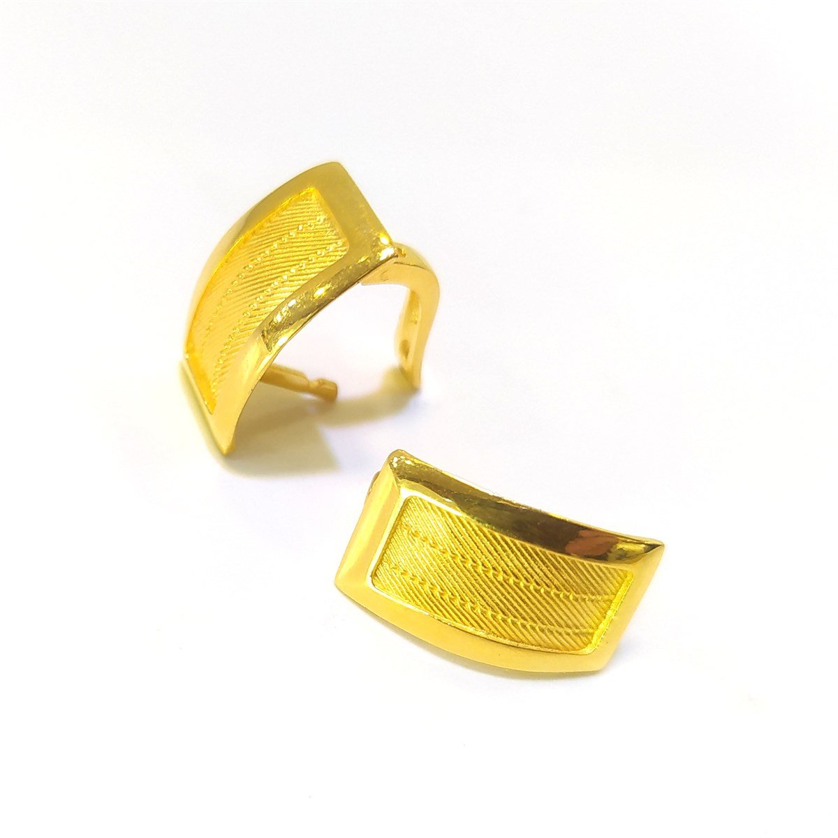 Trabzon Hasırı Küpe  22 Ayar Altın