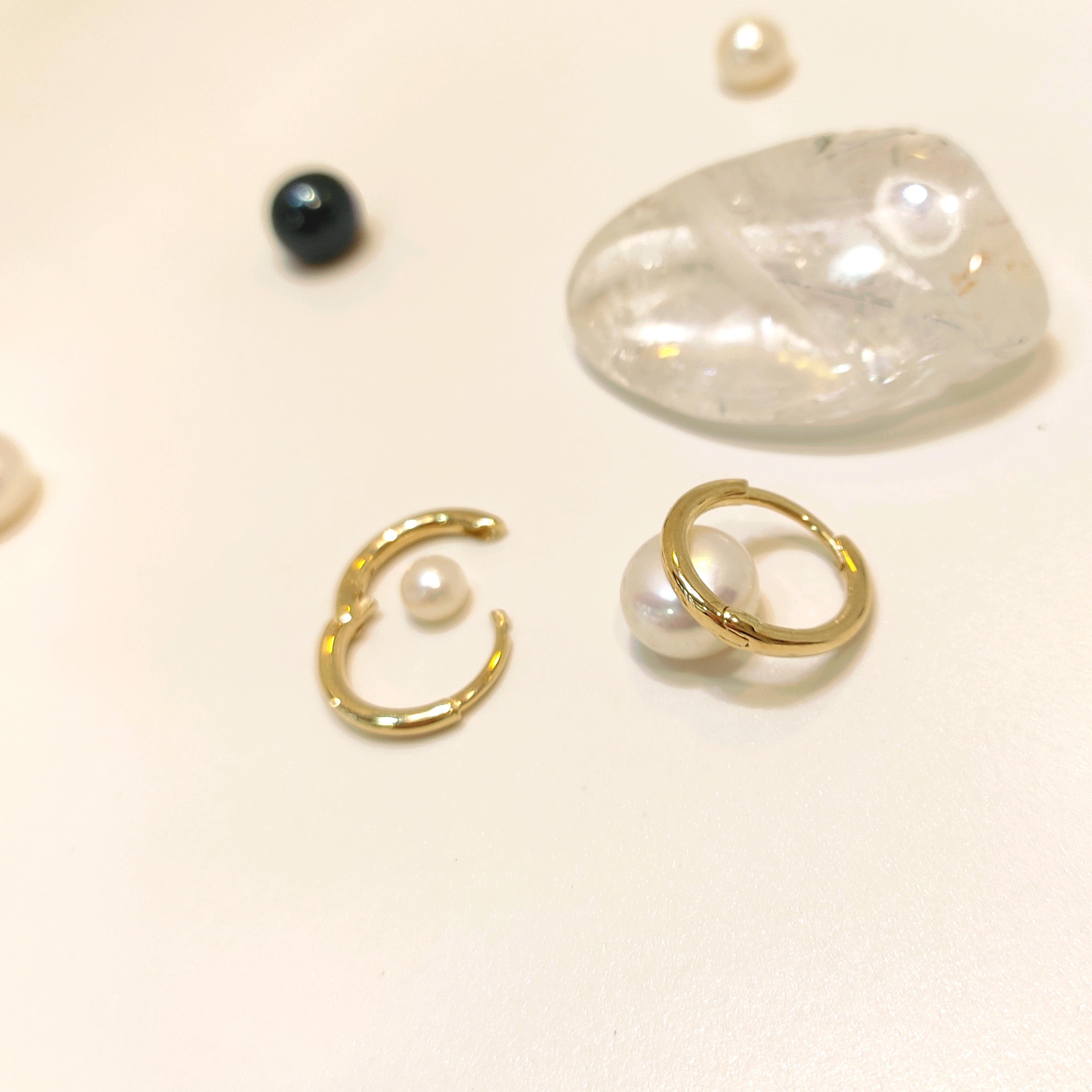 13mm Döküm Klaşik Halka Küpe 14 Ayar Altın 