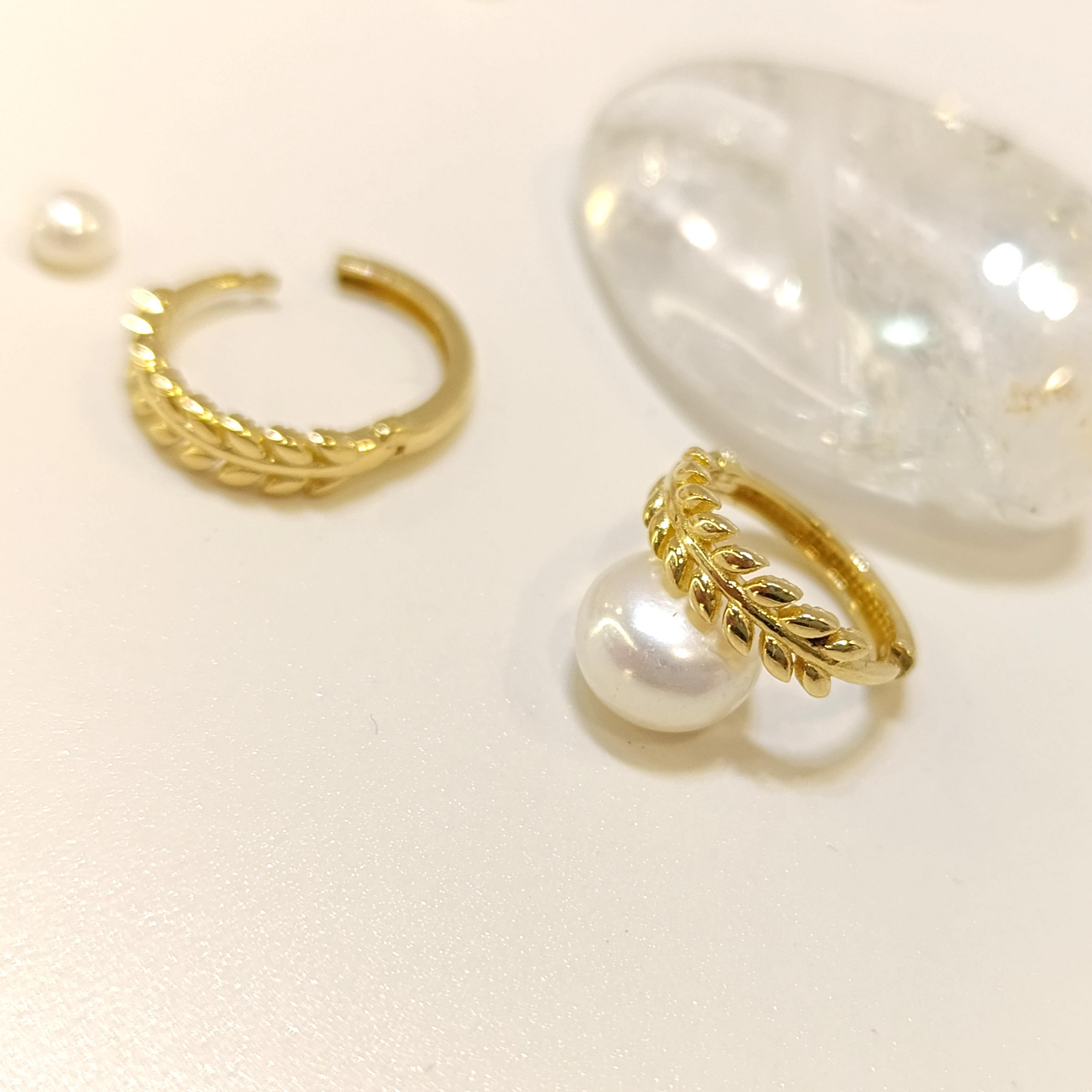 14mm Başak Halka Küpe 14 Ayar Altın HD VİDEOLU