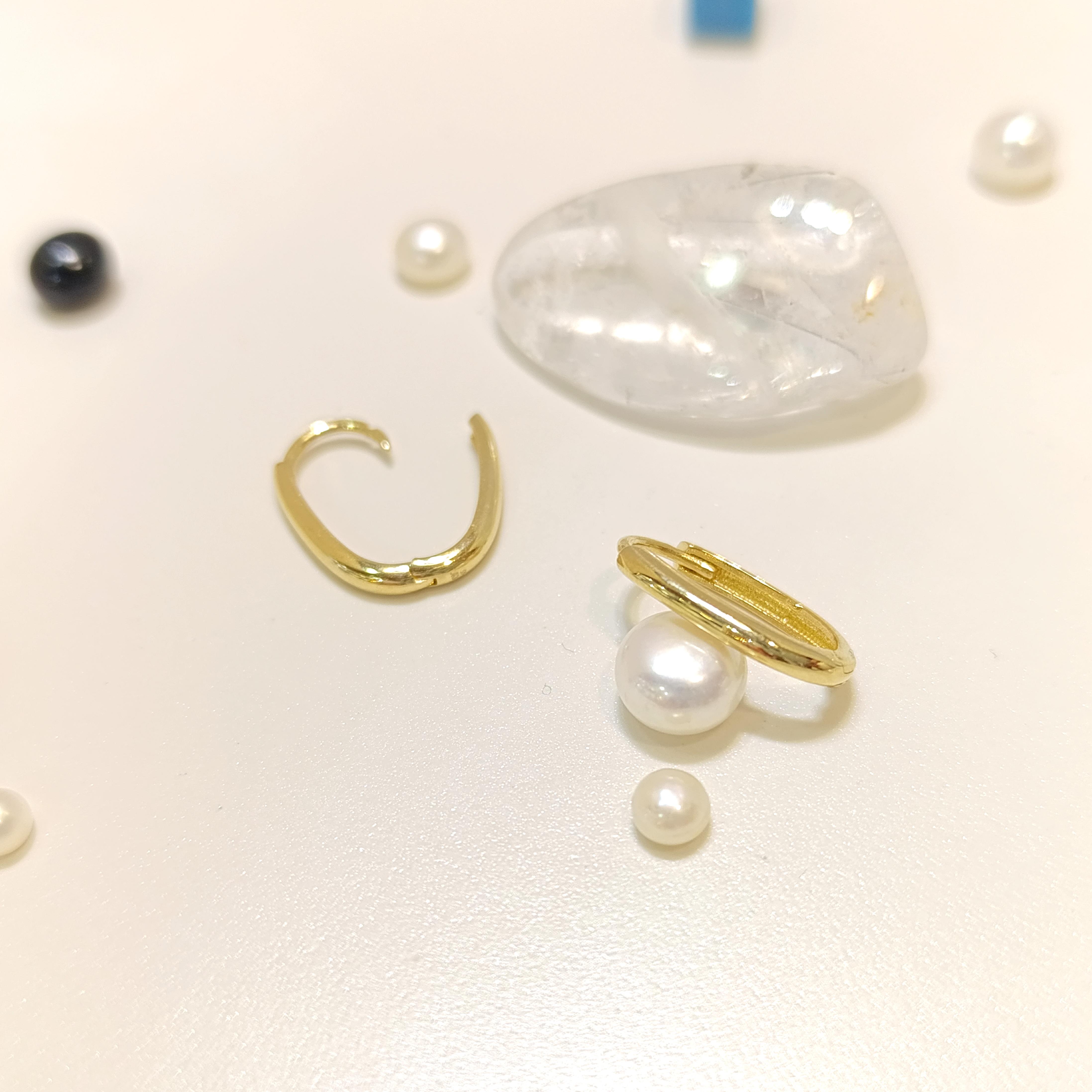 17mm Oval Klasik Bombeli Halka Küpe 14 Ayar Altın HD VİDEOLU