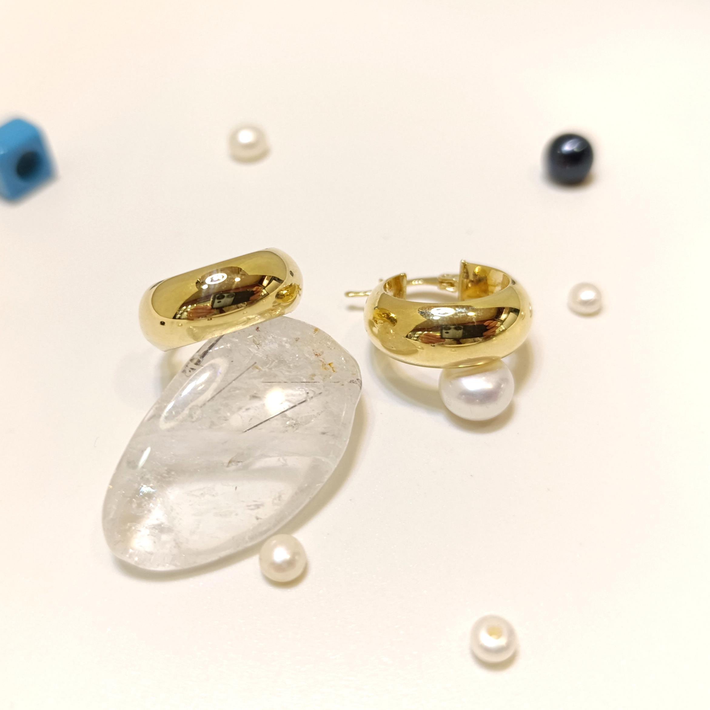 20mm Klasik Halka Küpe 14 Ayar Altın HD VİDEOLU