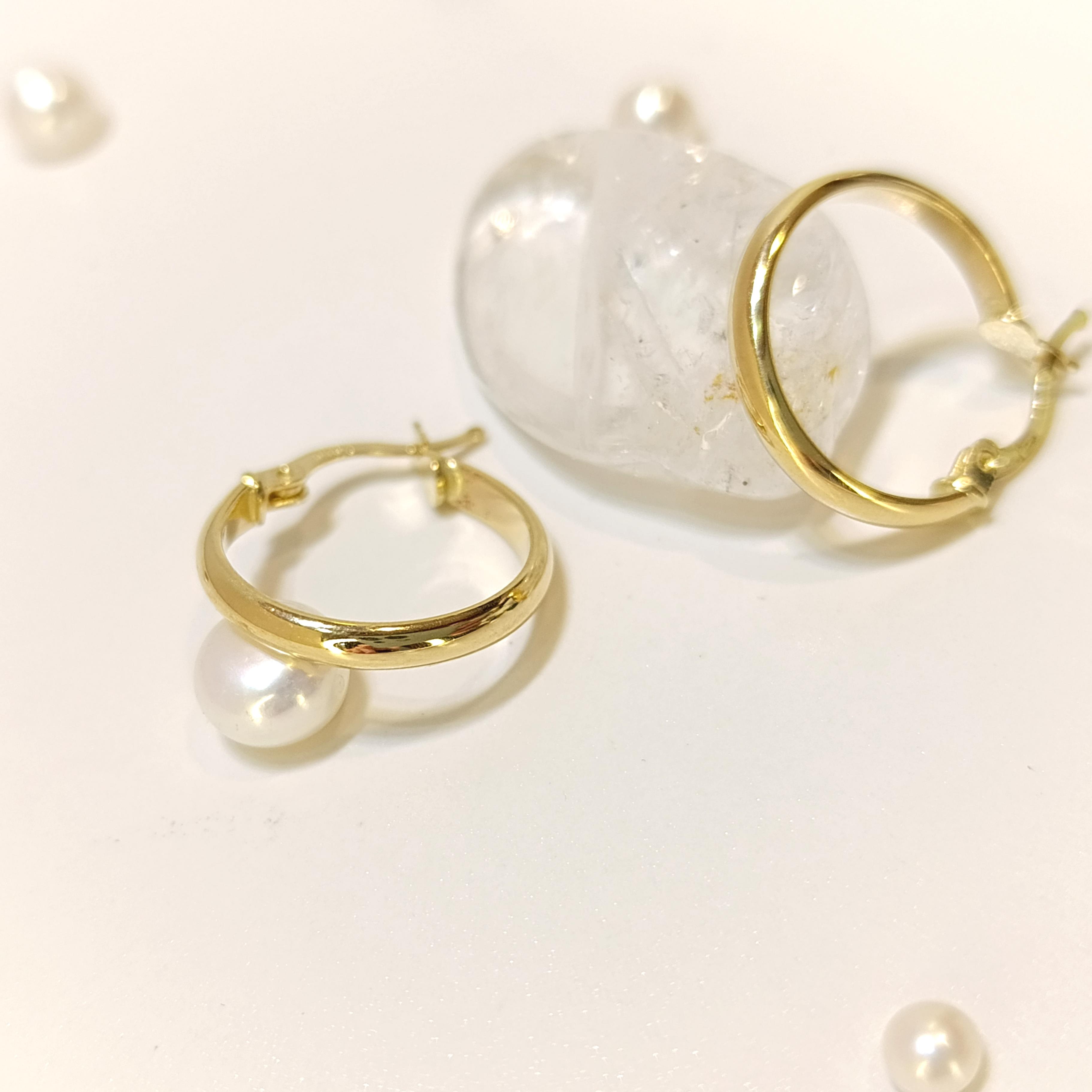 20mm Klasik Halka Küpe 14 Ayar Altın HD VİDEOLU