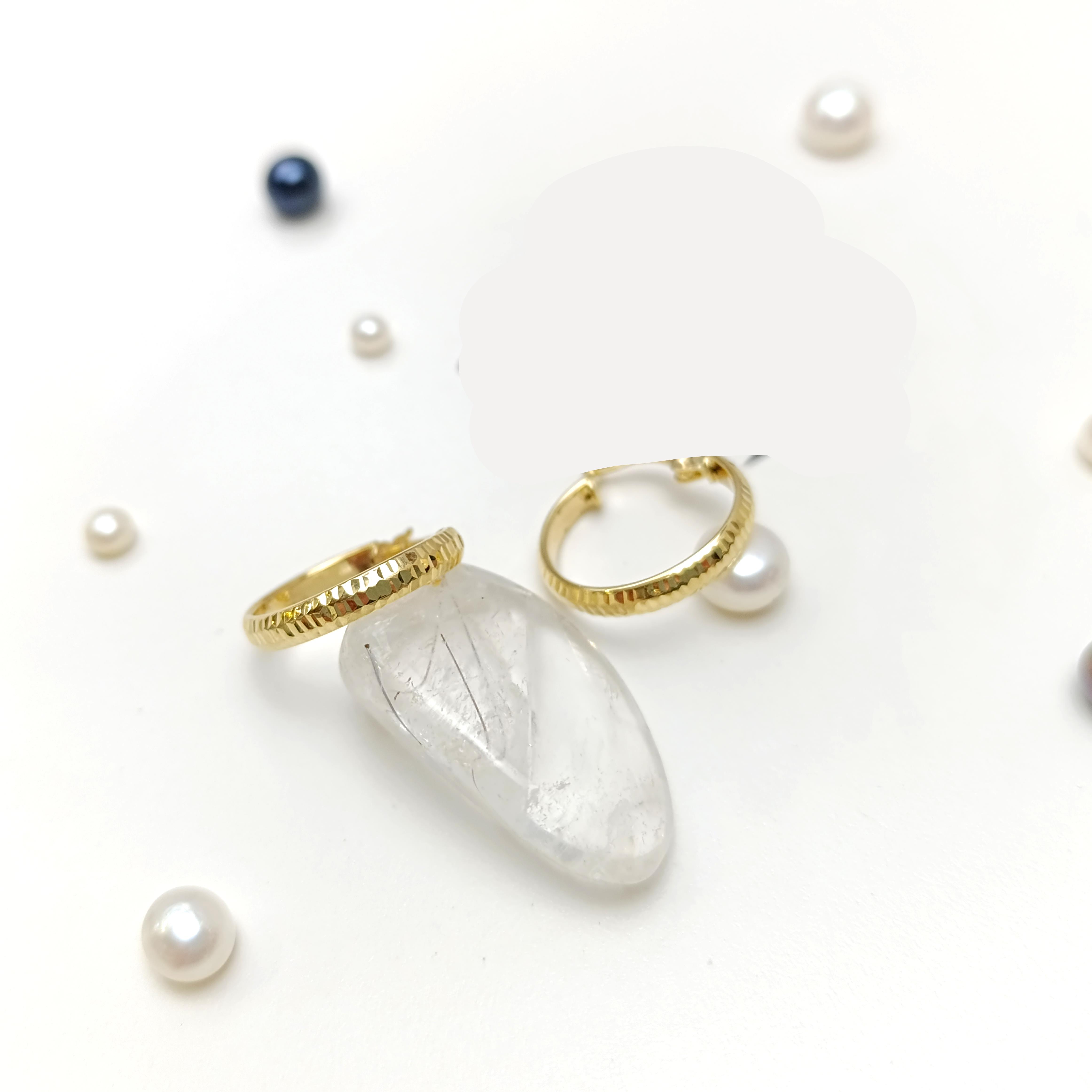 20mm Tam Tur Kalemli Halka Küpe 14 Ayar Altın HD VİDEOLU