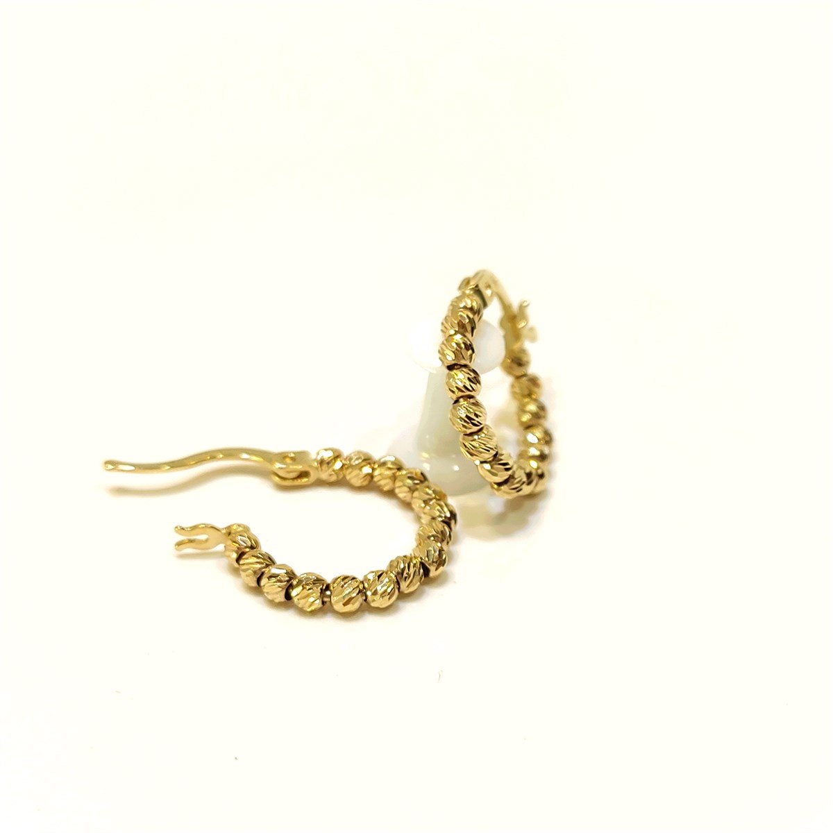 Dorika Toplu Halka Küpe 14 Ayar Altın 4K VİDEO