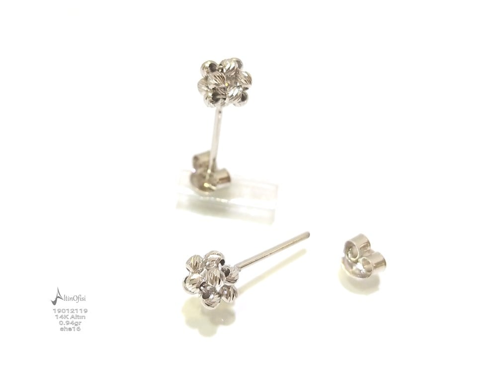 Dorika Toplu Küpe  14 Ayar Altın