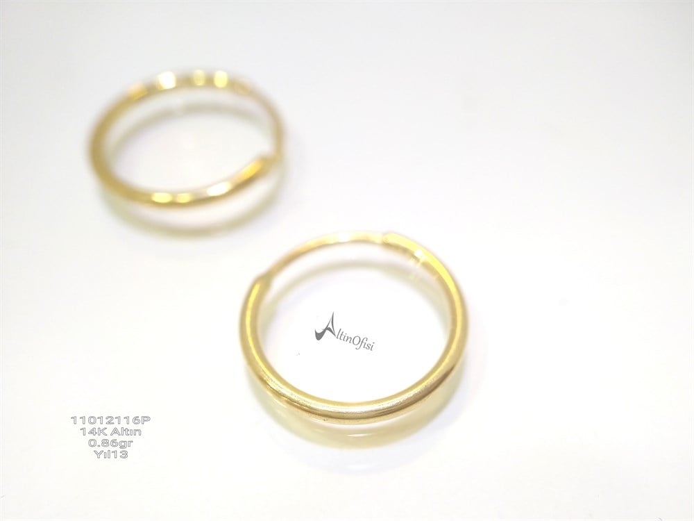 Halka Küpe  14 Ayar Altın