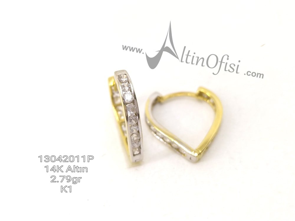 Halka Küpe 14 Ayar Altın
