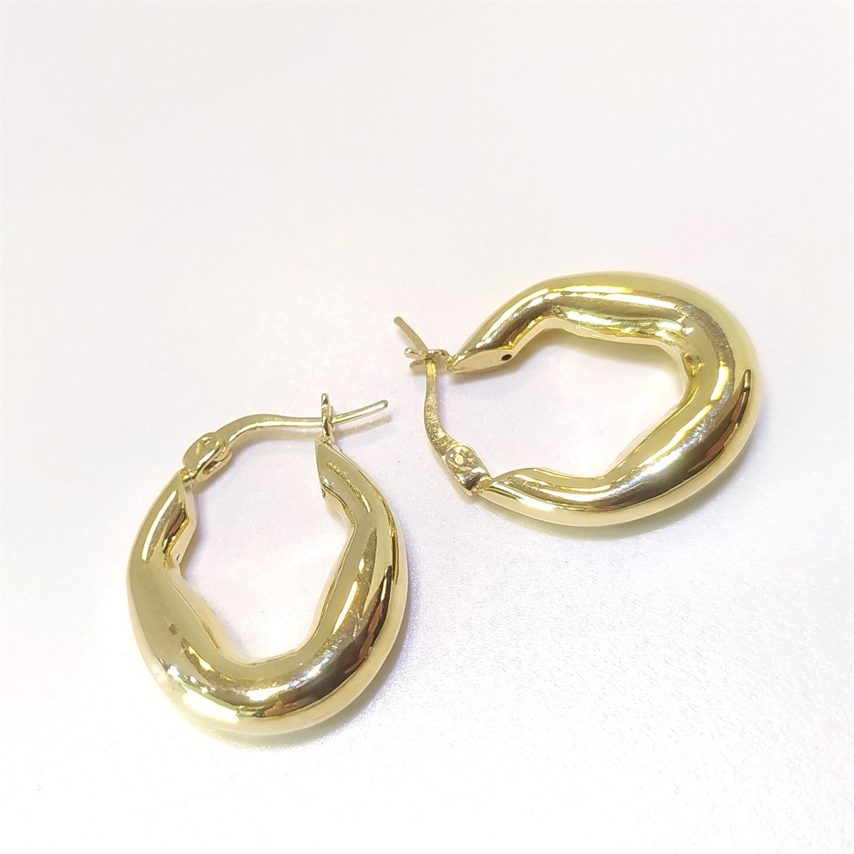 Halka Küpe 14 Ayar Altın