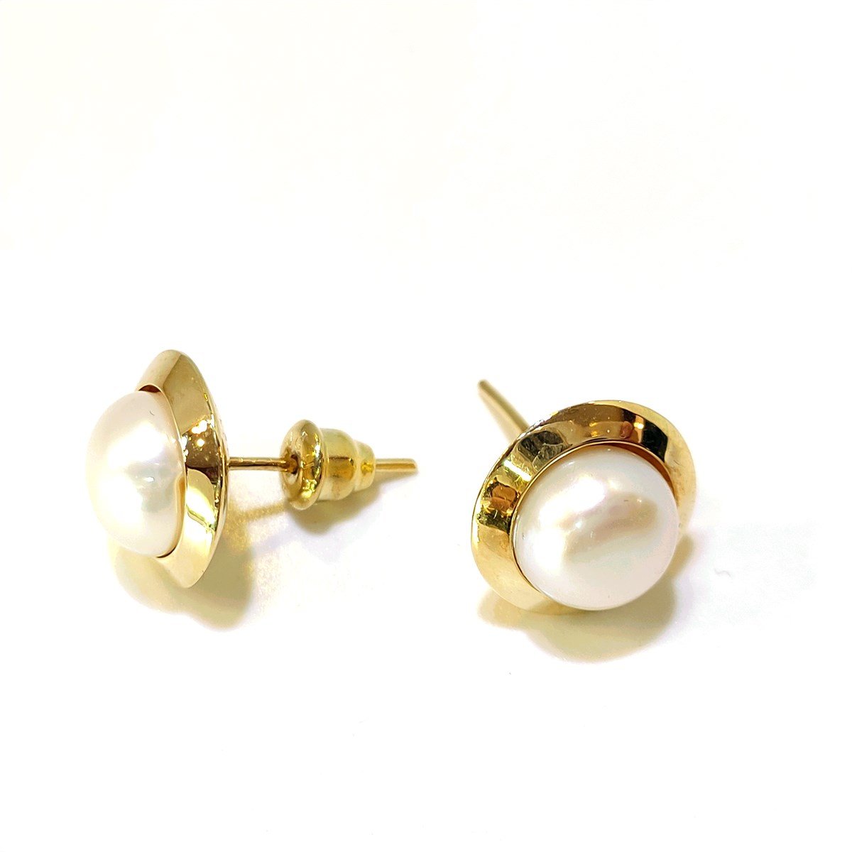 İnci Küpe 14 Ayar Altın 4K VİDEOLU