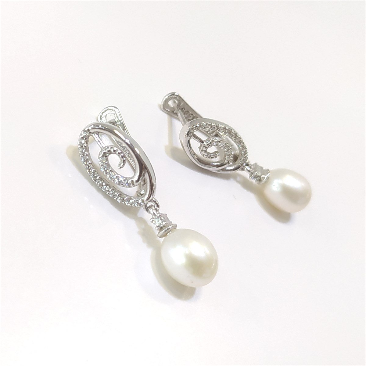 İnci Küpe 14 Ayar Altın