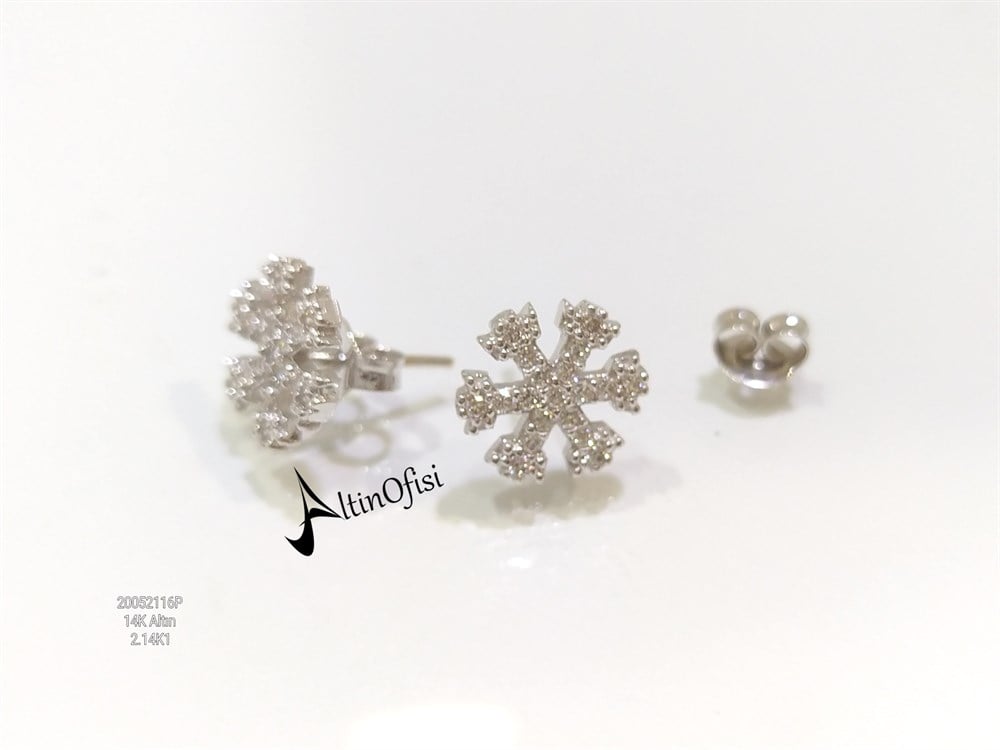 Kartanesi Küpe 14 Ayar Altın