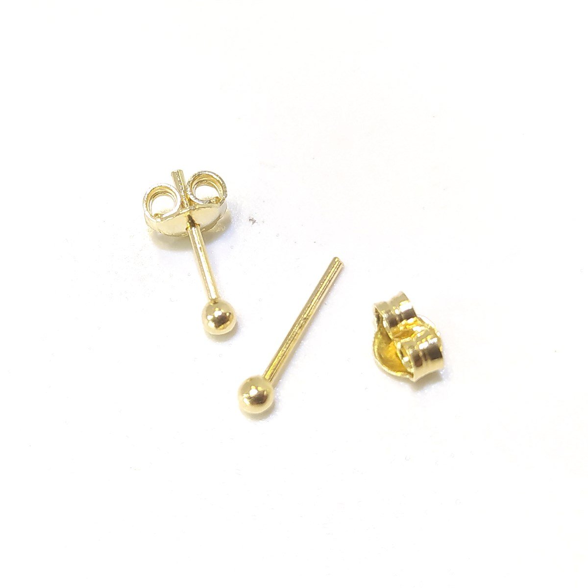 Nokta Top Küpe 14 Ayar Altın