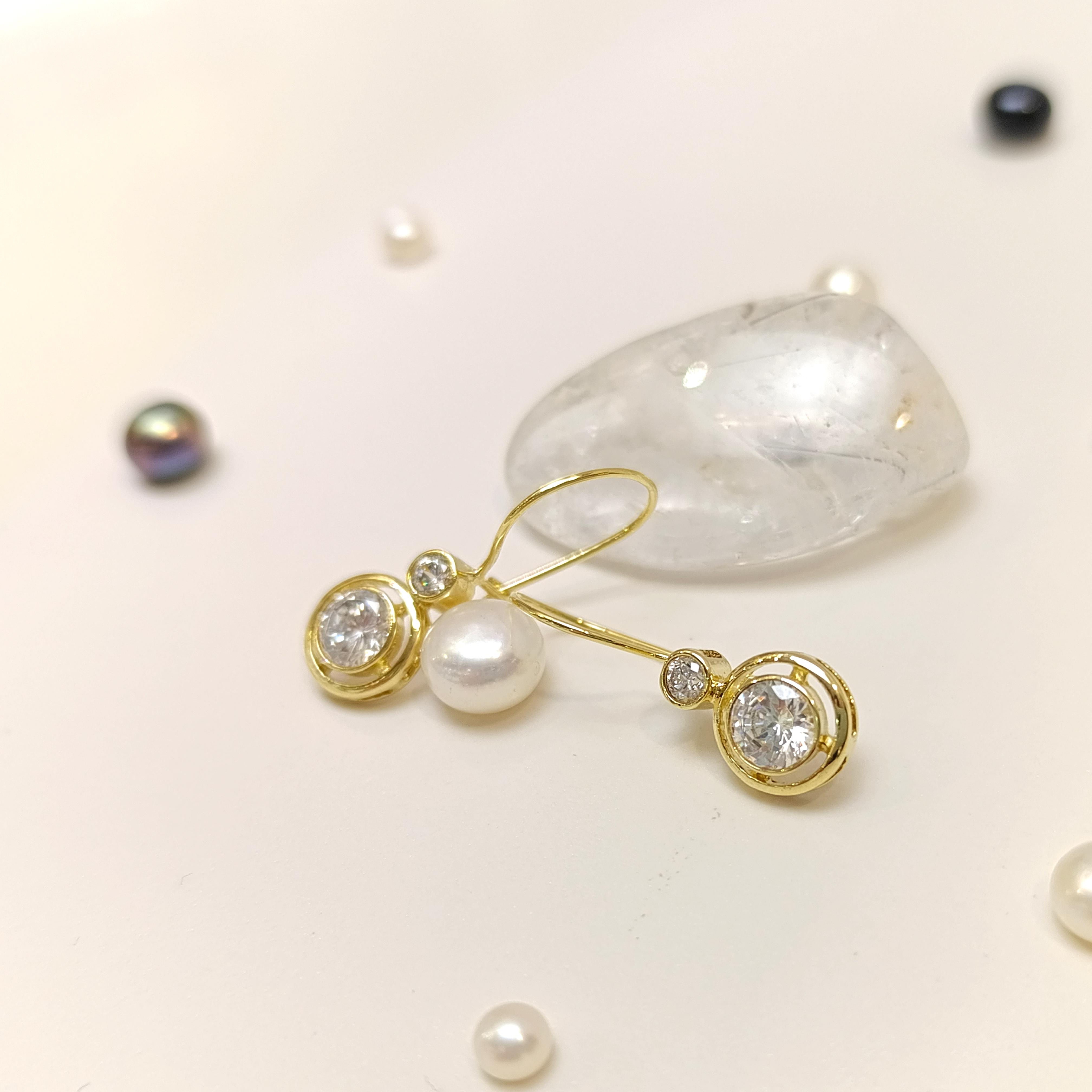 SallananTek Taş Küpe 14 Ayar Altın HD VİDEOLU