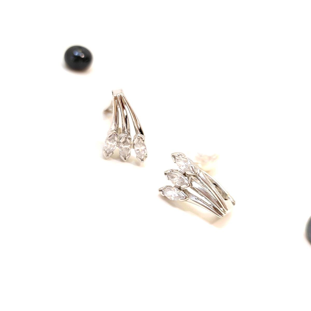 Taşlı Küpe 14 Ayar Altın HD VİDEOLU