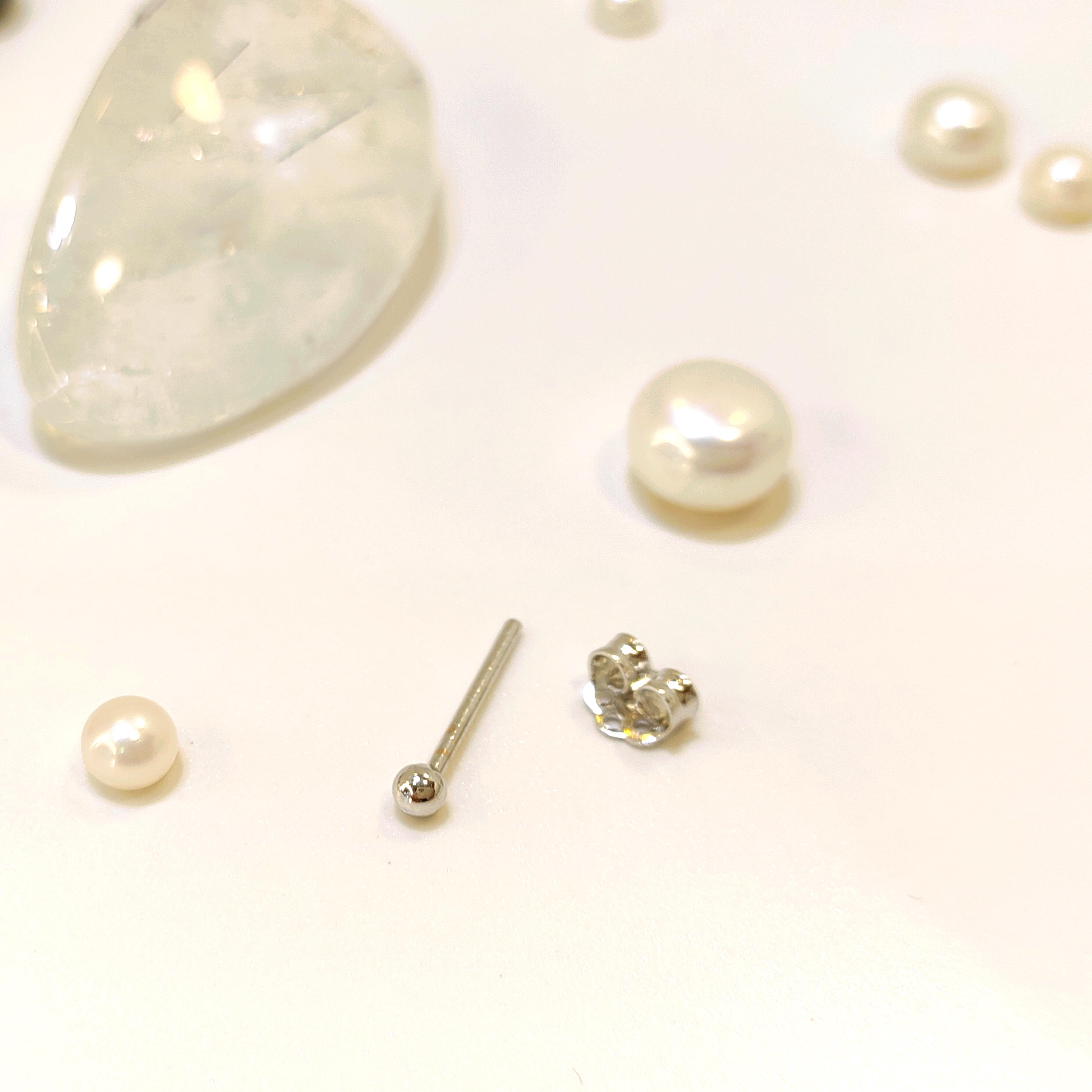 TEKLİ 2.4mm Top Vidalı Küpe 14 Ayar Altın 