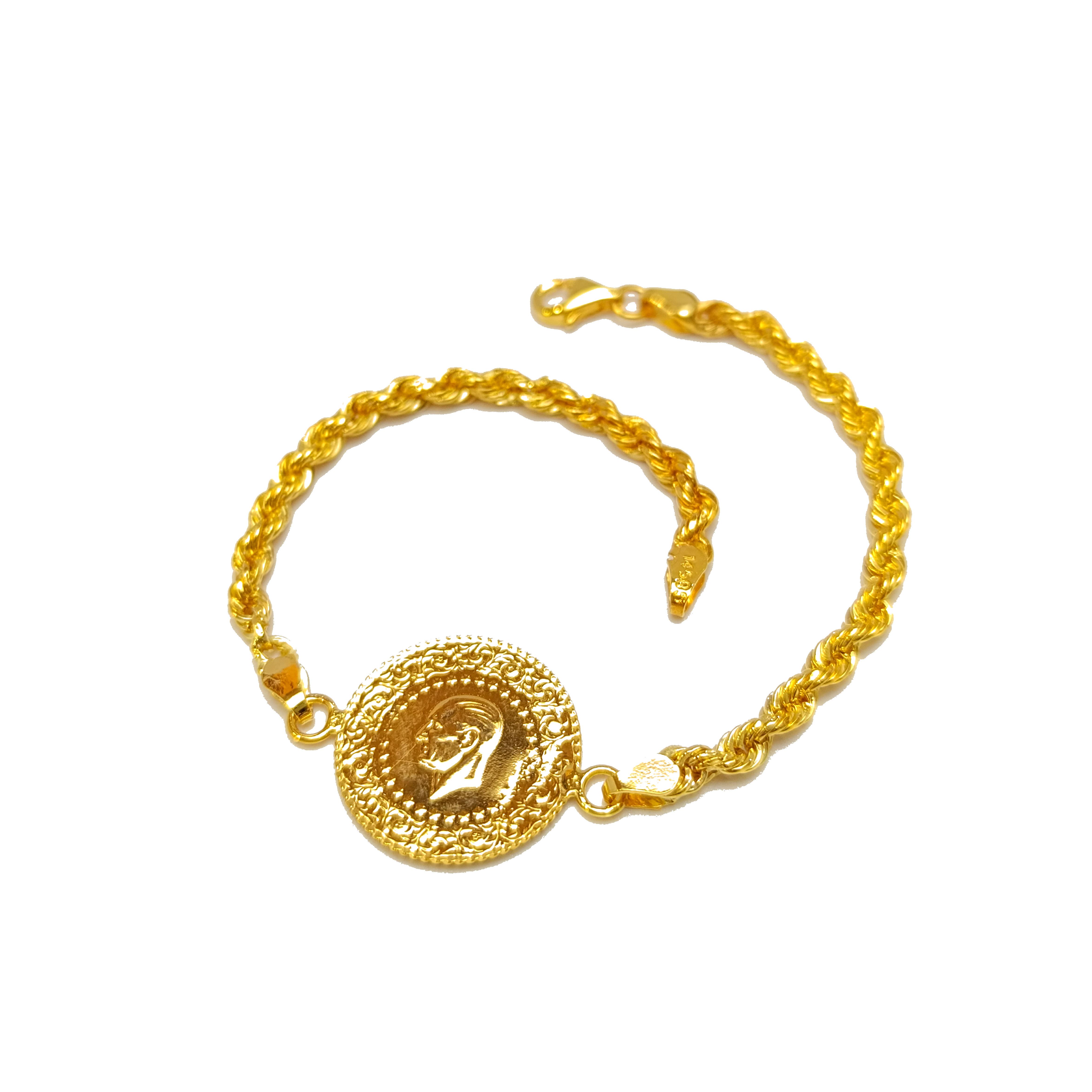 Çeyrekli Altınlı Bileklik Altın HD VİDEOLU