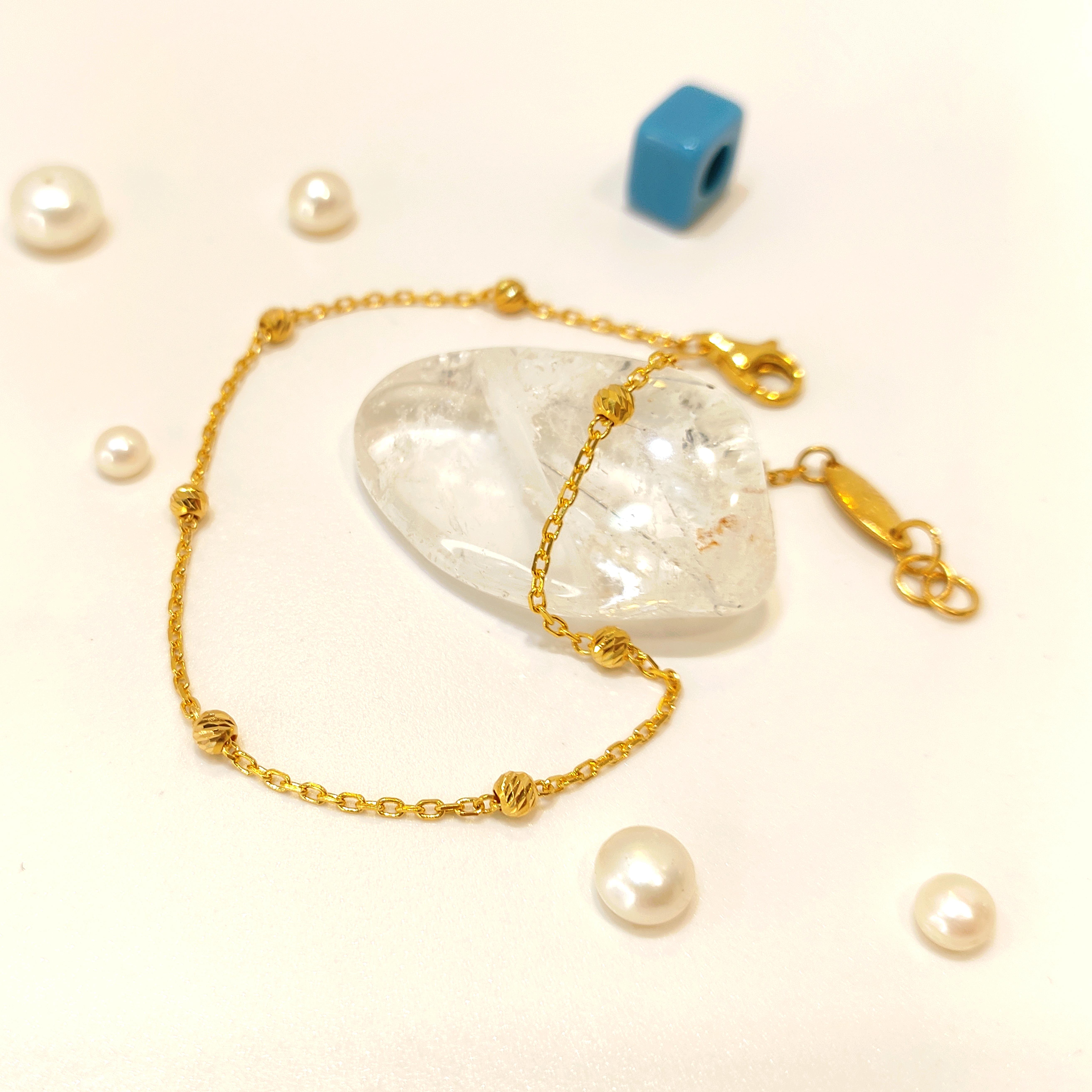 Tekli Dorika Toplu Bileklik Künye 22 Ayar Altın HD VİDEOLU