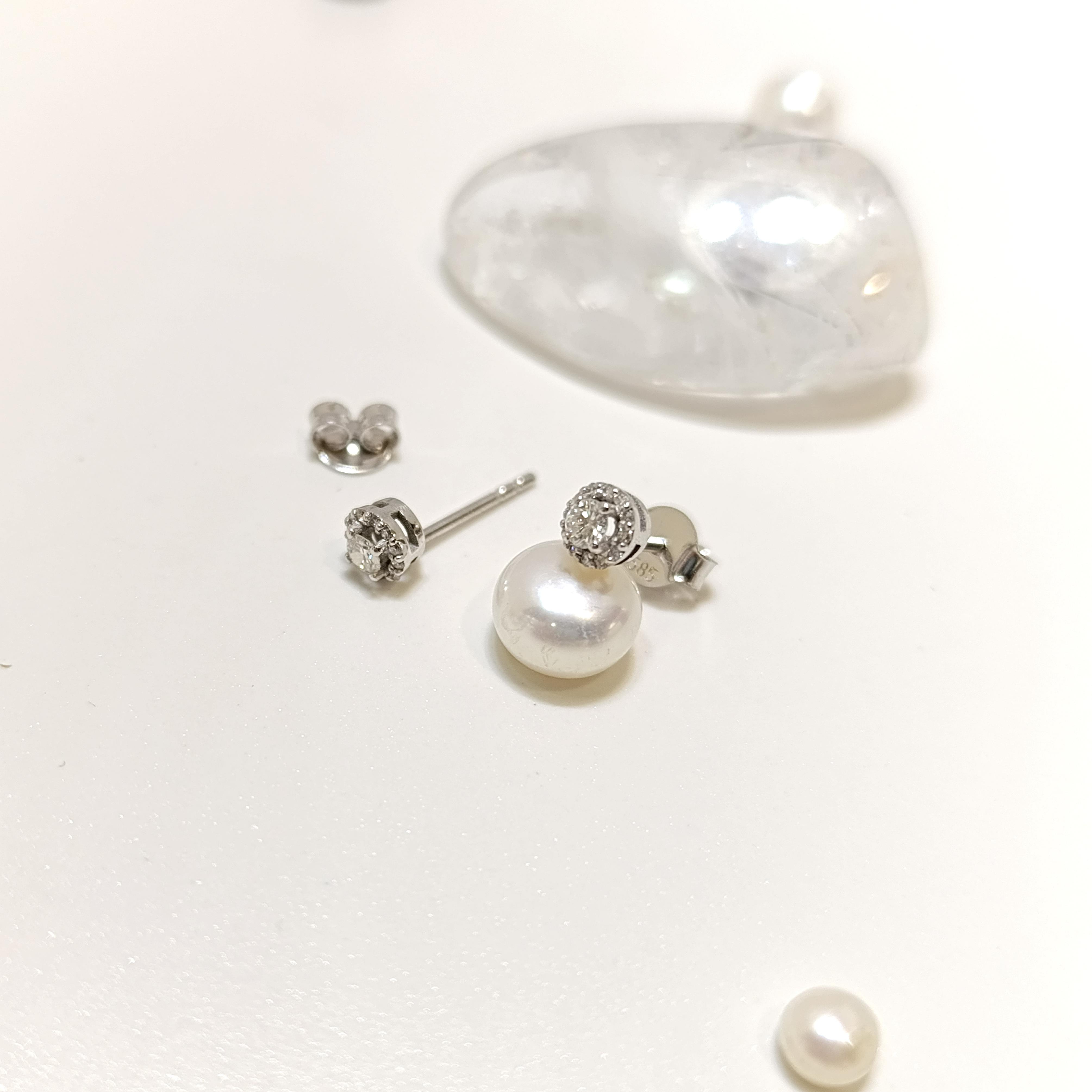 0.26ct G Color Pırlanta Tek Taş Küpe 14 Ayar Altın HD VİDEOLU